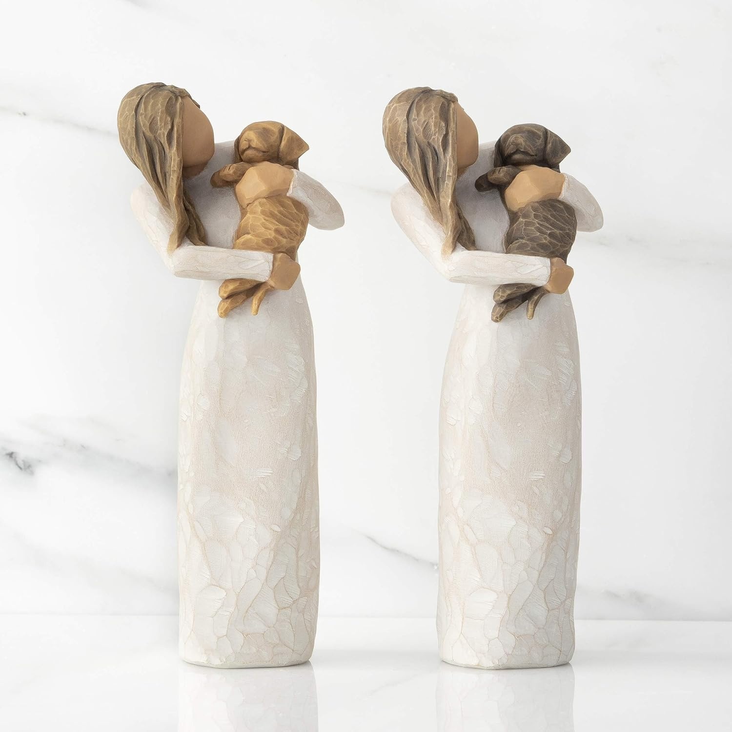 image:imageWillow Tree Adorable You Dark Dog A Joyful Friendship Expresses Relationship with a MuchLoved Pet Dog Sculpted HandPainted Figure Cast from a Susan Lordi Original Carving Gift for Dog Lovers Celebrates the Loving Bond Between People and Their DogsDark Brown Dog