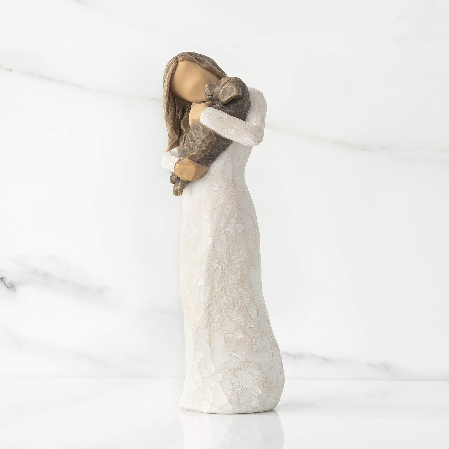 image:imageWillow Tree Adorable You Dark Dog A Joyful Friendship Expresses Relationship with a MuchLoved Pet Dog Sculpted HandPainted Figure Cast from a Susan Lordi Original Carving Gift for Dog Lovers Celebrates the Loving Bond Between People and Their DogsDark Brown Dog