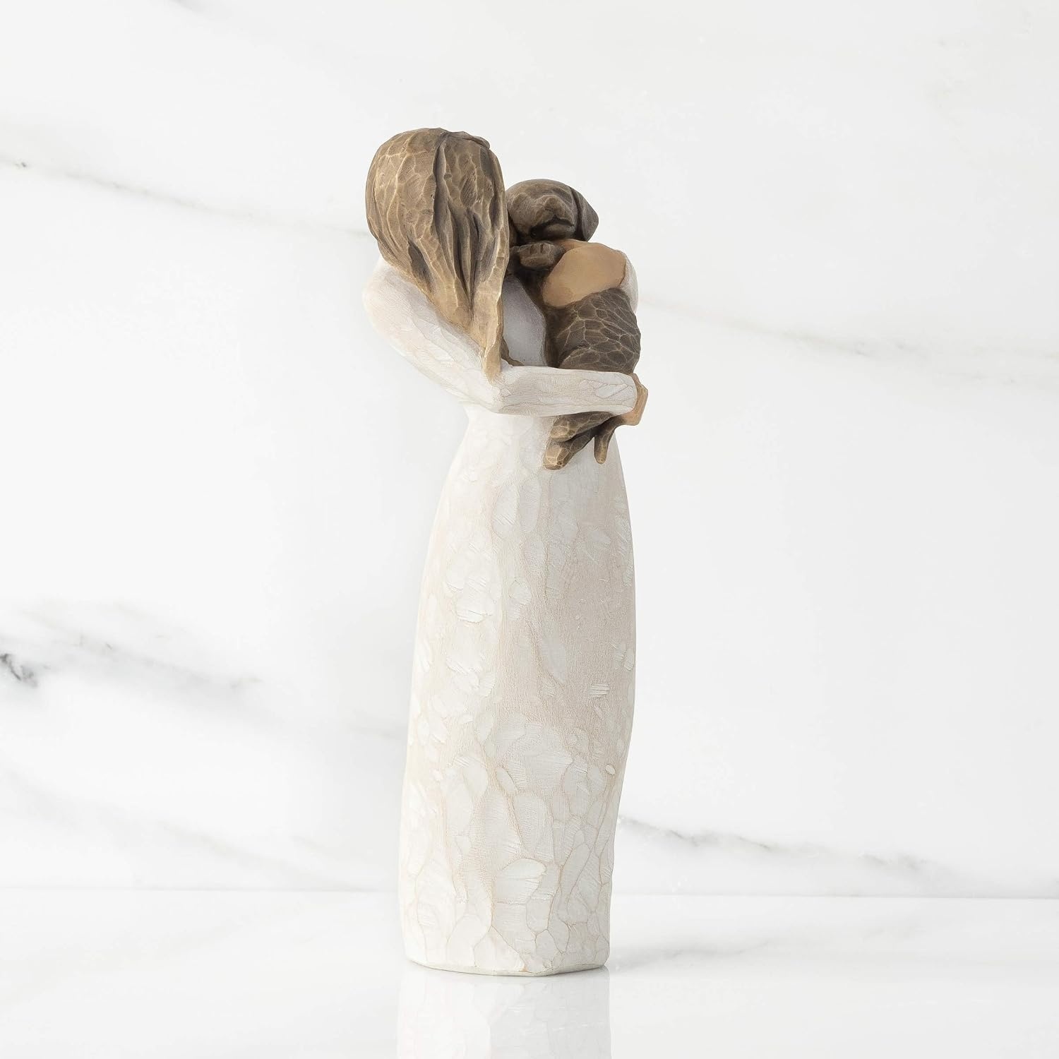 image:imageWillow Tree Adorable You Dark Dog A Joyful Friendship Expresses Relationship with a MuchLoved Pet Dog Sculpted HandPainted Figure Cast from a Susan Lordi Original Carving Gift for Dog Lovers Celebrates the Loving Bond Between People and Their DogsDark Brown Dog