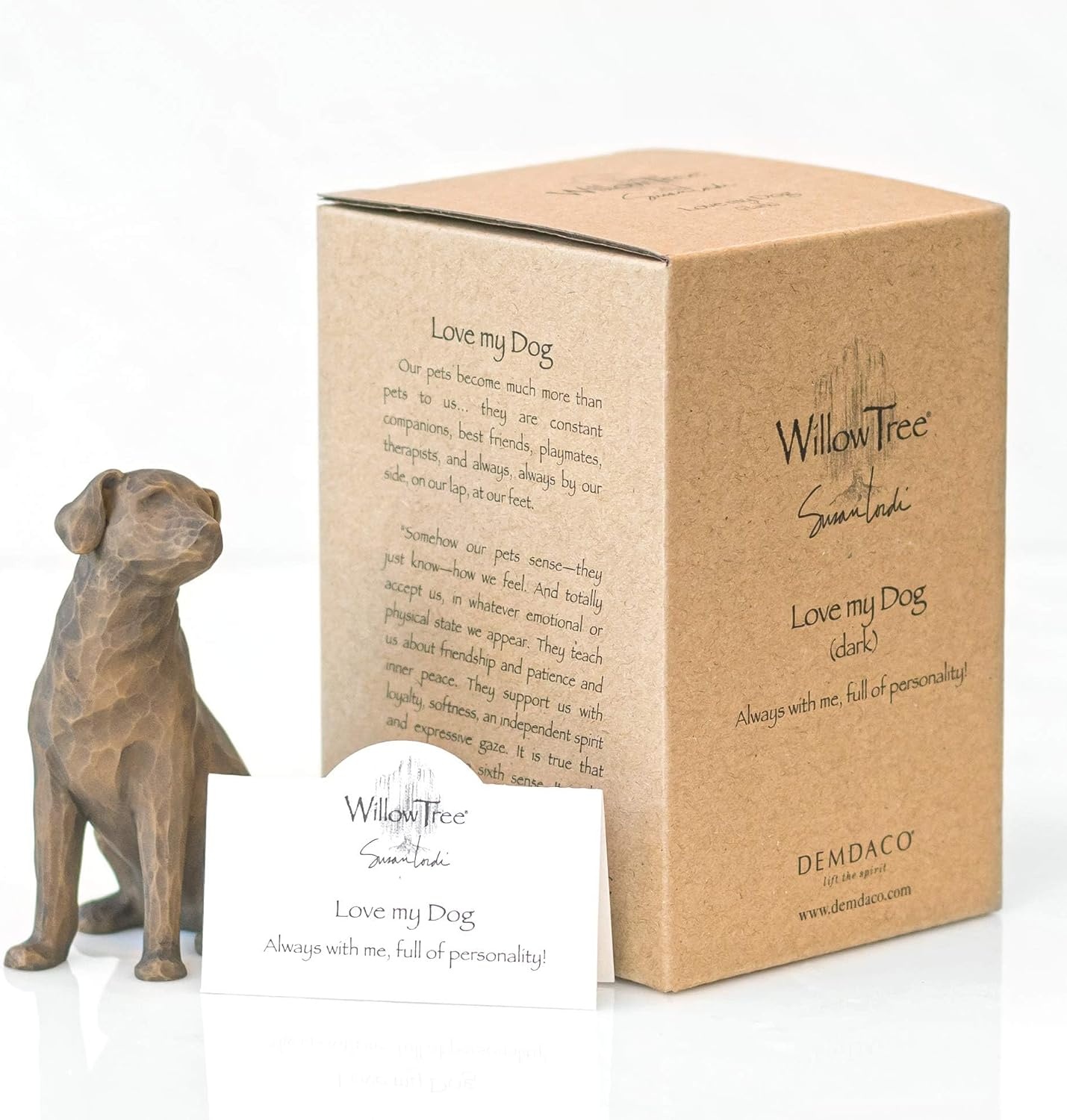 image:imageWillow Tree Adorable You Golden Dog A Joyful Friendship Expresses Relationship with a MuchLoved Pet Dog Sculpted HandPainted Figure Cast from a Susan Lordi Original Carving Gift for Dog Lovers Celebrates the Loving Bond Between People and Their DogsLove My Dog Small