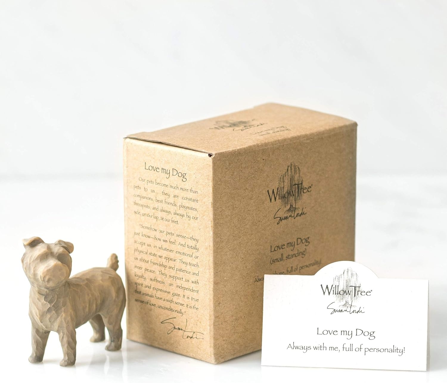image:imageWillow Tree Adorable You Golden Dog A Joyful Friendship Expresses Relationship with a MuchLoved Pet Dog Sculpted HandPainted Figure Cast from a Susan Lordi Original Carving Gift for Dog Lovers Celebrates the Loving Bond Between People and Their DogsLove My Dog Light