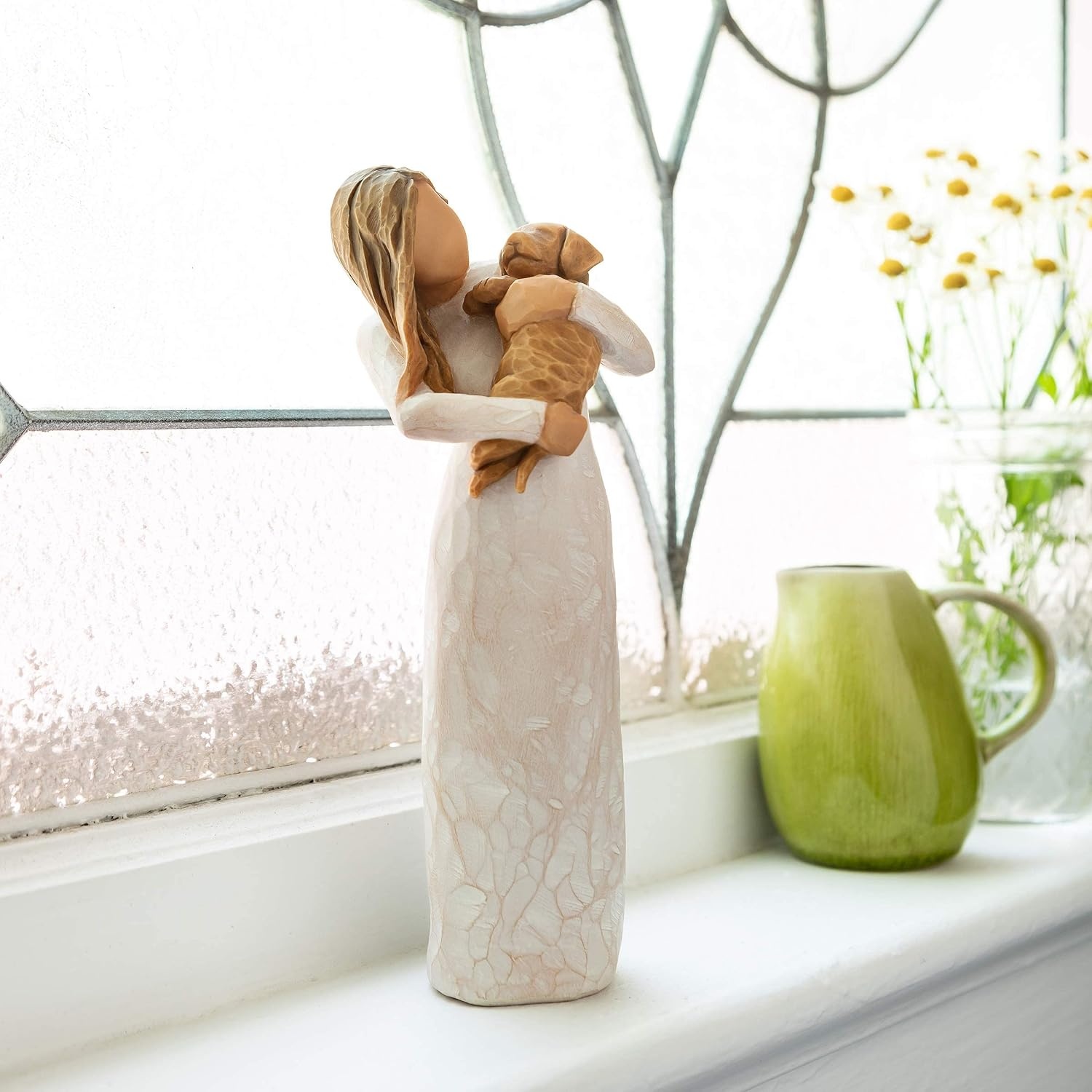 image:imageWillow Tree Adorable You Golden Dog A Joyful Friendship Expresses Relationship with a MuchLoved Pet Dog Sculpted HandPainted Figure Cast from a Susan Lordi Original Carving Gift for Dog Lovers Celebrates the Loving Bond Between People and Their DogsLove My Dog Dark