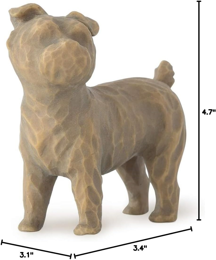 image:imageWillow Tree Adorable You Golden Dog A Joyful Friendship Expresses Relationship with a MuchLoved Pet Dog Sculpted HandPainted Figure Cast from a Susan Lordi Original Carving Gift for Dog Lovers Celebrates the Loving Bond Between People and Their DogsLove My Dog Light