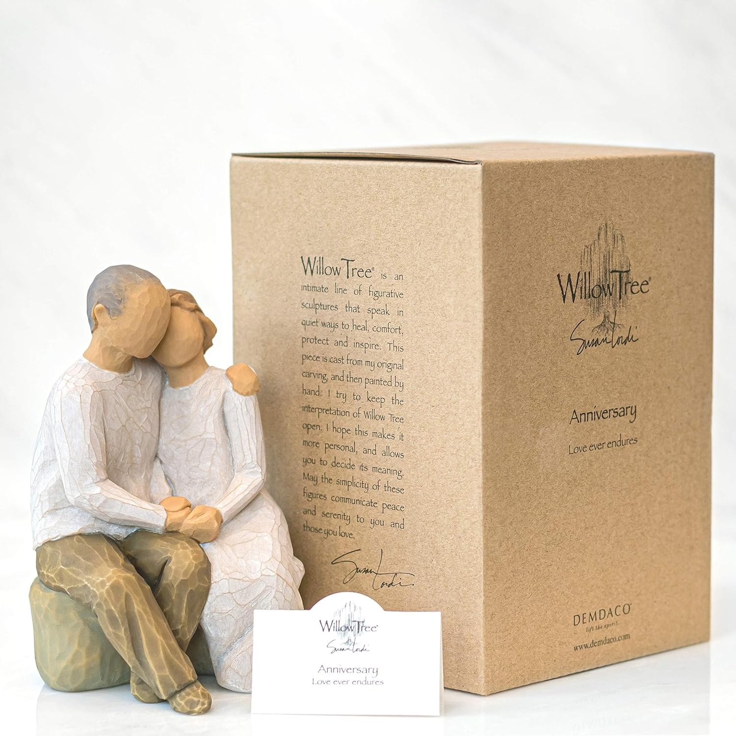 image:imageWillow Tree Around You Sculpted HandPainted Figure Cast from a Susan Lordi Original Carving Expression of Love and Caring Display on Shelf Table or Mantel Fitted Gift BoxAnniversary
