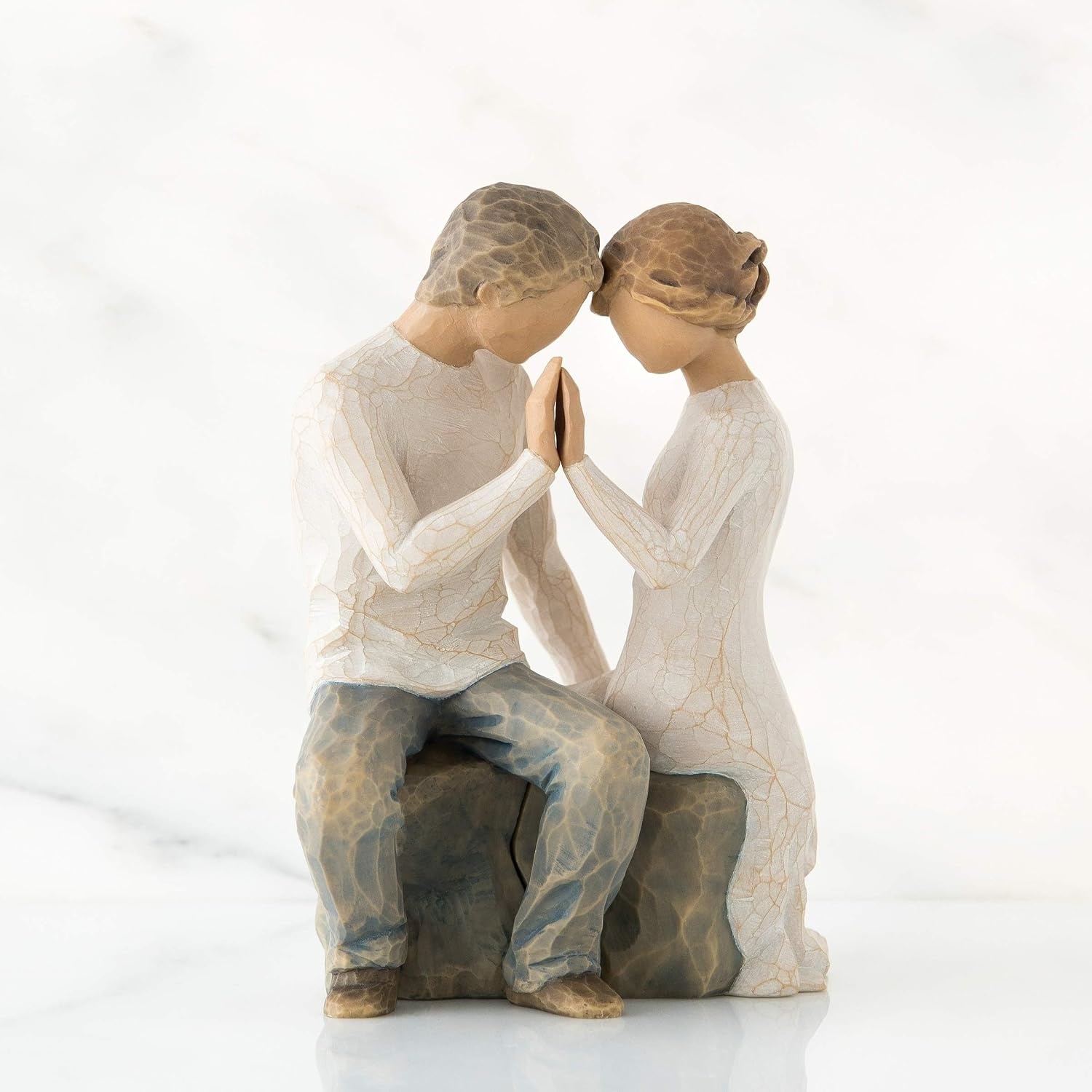 image:imageWillow Tree Around You Sculpted HandPainted Figure Cast from a Susan Lordi Original Carving Expression of Love and Caring Display on Shelf Table or Mantel Fitted Gift BoxAround You