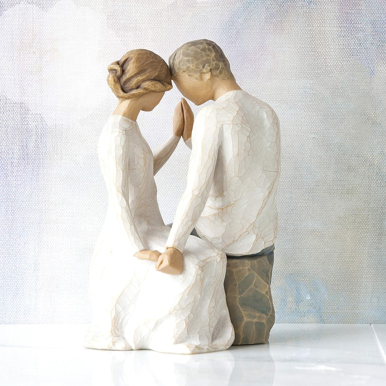 image:imageWillow Tree Around You Sculpted HandPainted Figure Cast from a Susan Lordi Original Carving Expression of Love and Caring Display on Shelf Table or Mantel Fitted Gift BoxAround You