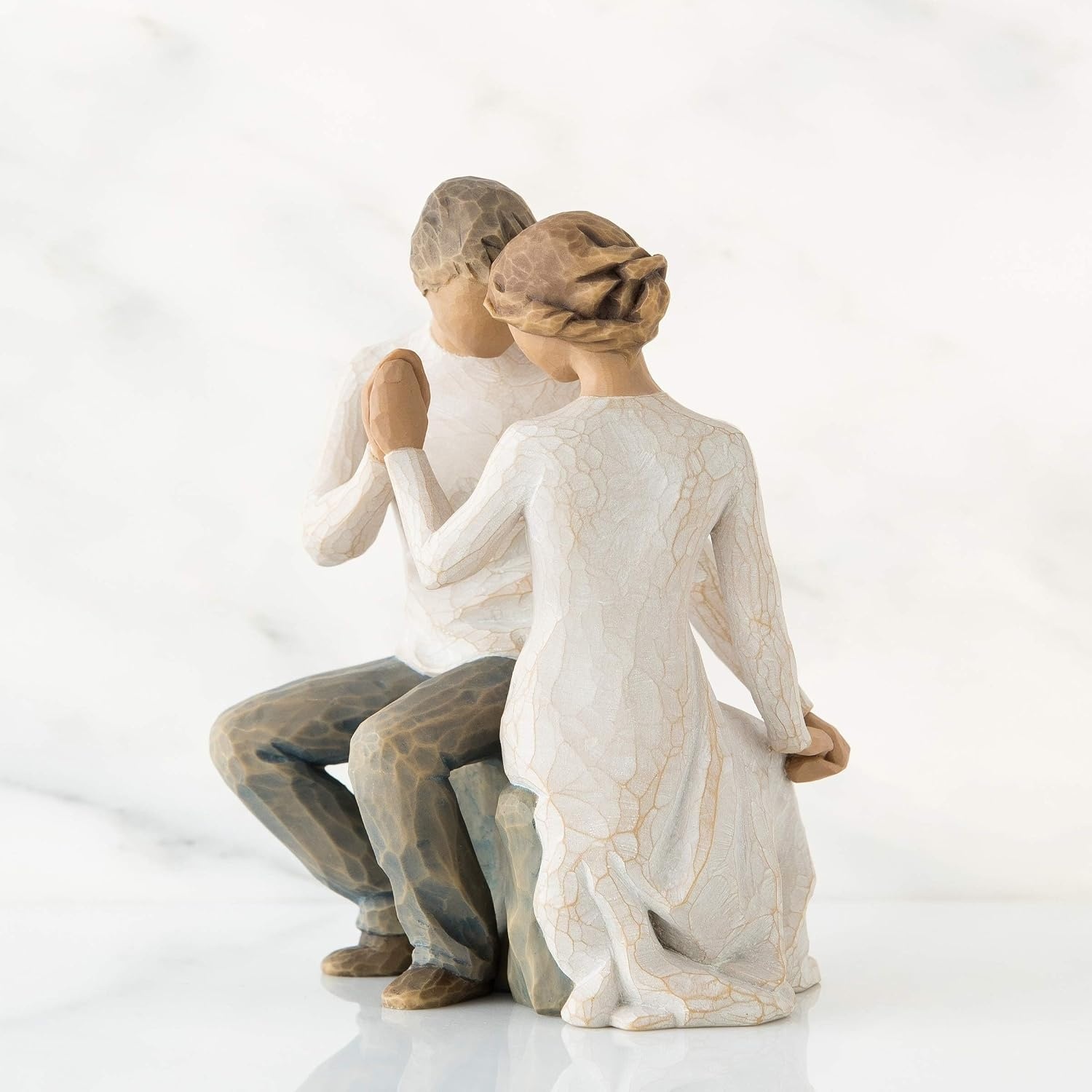 image:imageWillow Tree Around You Sculpted HandPainted Figure Cast from a Susan Lordi Original Carving Expression of Love and Caring Display on Shelf Table or Mantel Fitted Gift BoxAround You