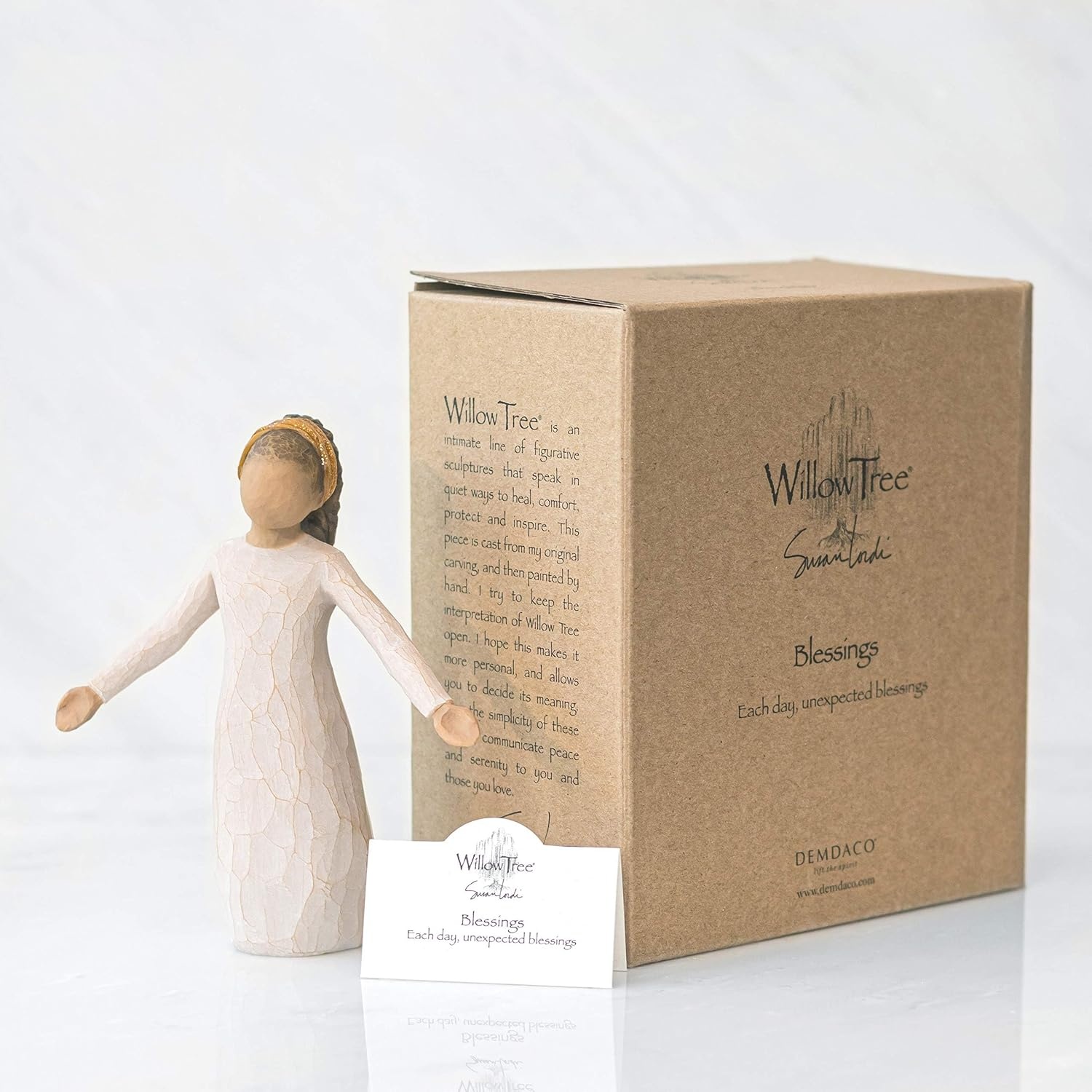 image:imageWillow Tree Blessings Sculpted HandPainted Figure Cast from a Susan Lordi Original Carving Thoughtful Keepsake Gift for Loved Ones Includes Enclosure Card Fitted Gift BoxBlessings