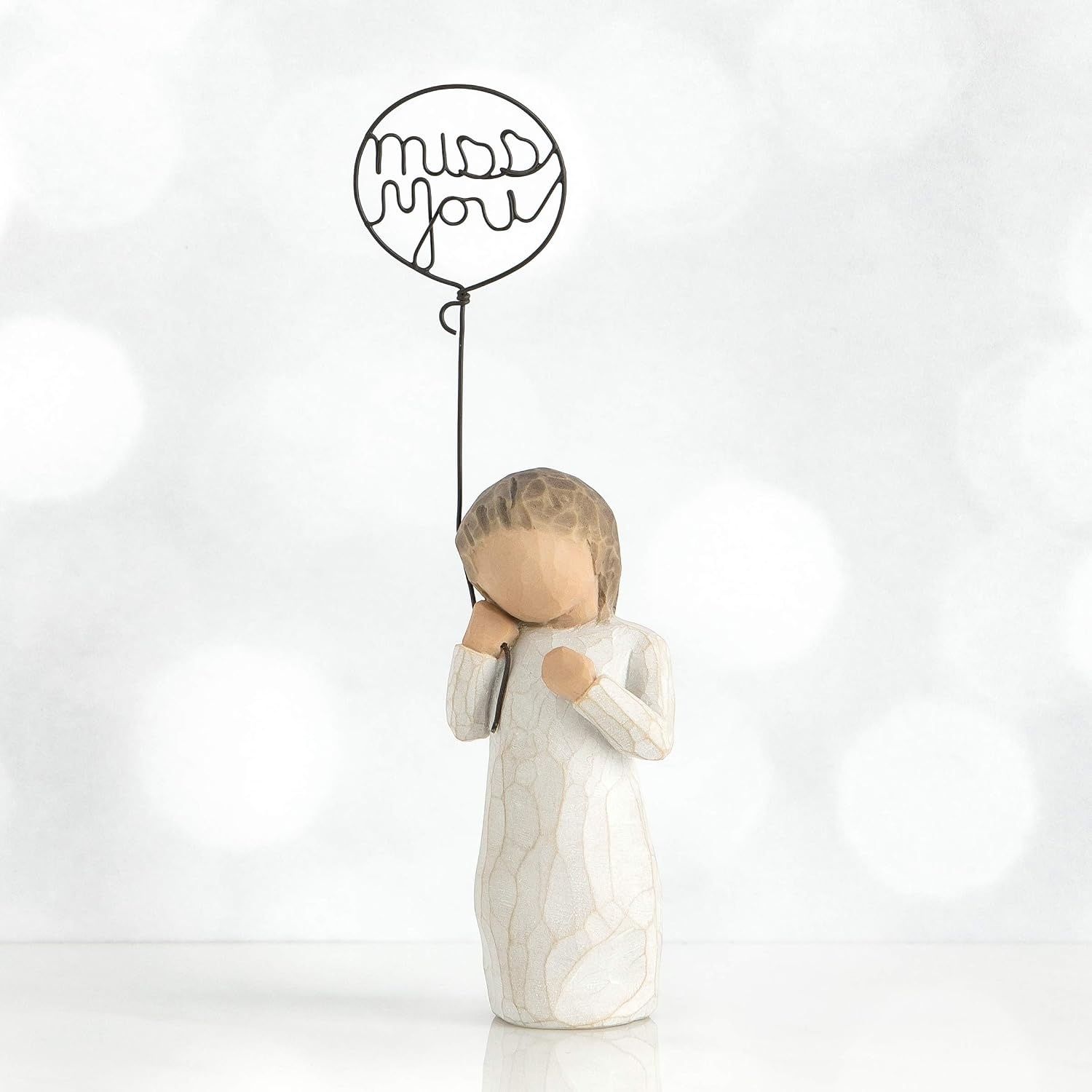 image:imageWillow Tree Blessings Sculpted HandPainted Figure Cast from a Susan Lordi Original Carving Thoughtful Keepsake Gift for Loved Ones Includes Enclosure Card Fitted Gift BoxMiss You