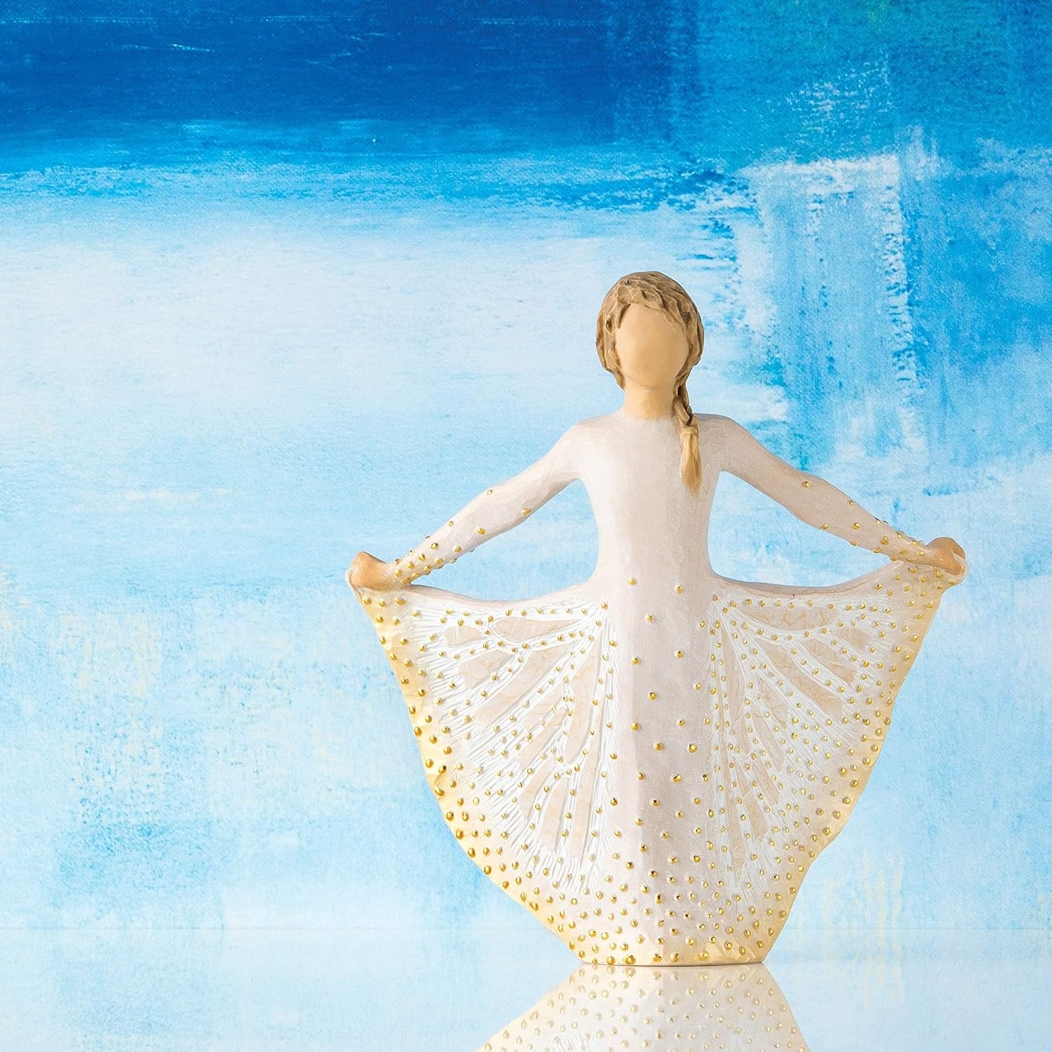 image:imageWillow Tree Bloom Sculpted HandPainted Figure Cast from a Susan Lordi Original Carving Meaningful Gift Celebrating Nature Family Home and Belonging Fitted Gift BoxButterfly