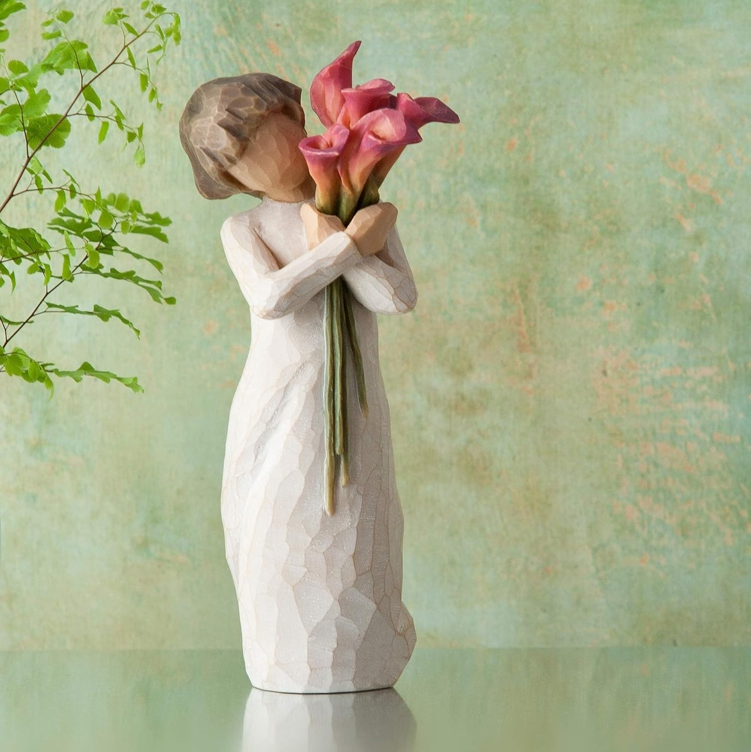 image:imageWillow Tree Bloom Sculpted HandPainted Figure Cast from a Susan Lordi Original Carving Meaningful Gift Celebrating Nature Family Home and Belonging Fitted Gift BoxBloom