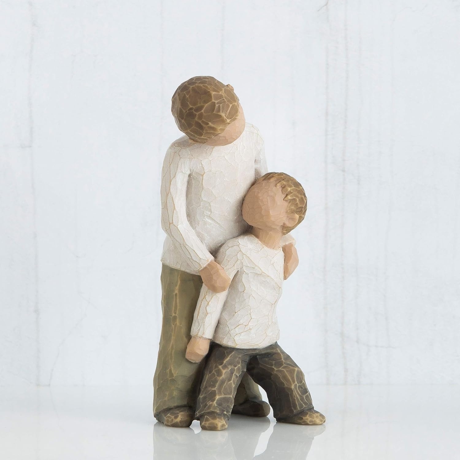 image:imageWillow Tree Brothers Forging a Bond That Lasts a Lifetime Two Boys Leaning Against Each Other Figure Reflects Family Relationships and Best Friends Sculpted HandPainted Figure Cast from a Susan Lordi Original Carving Celebrates Close Bonds Meaningful Relationships Thoughtful Keepsake Gift IdeaBrothers