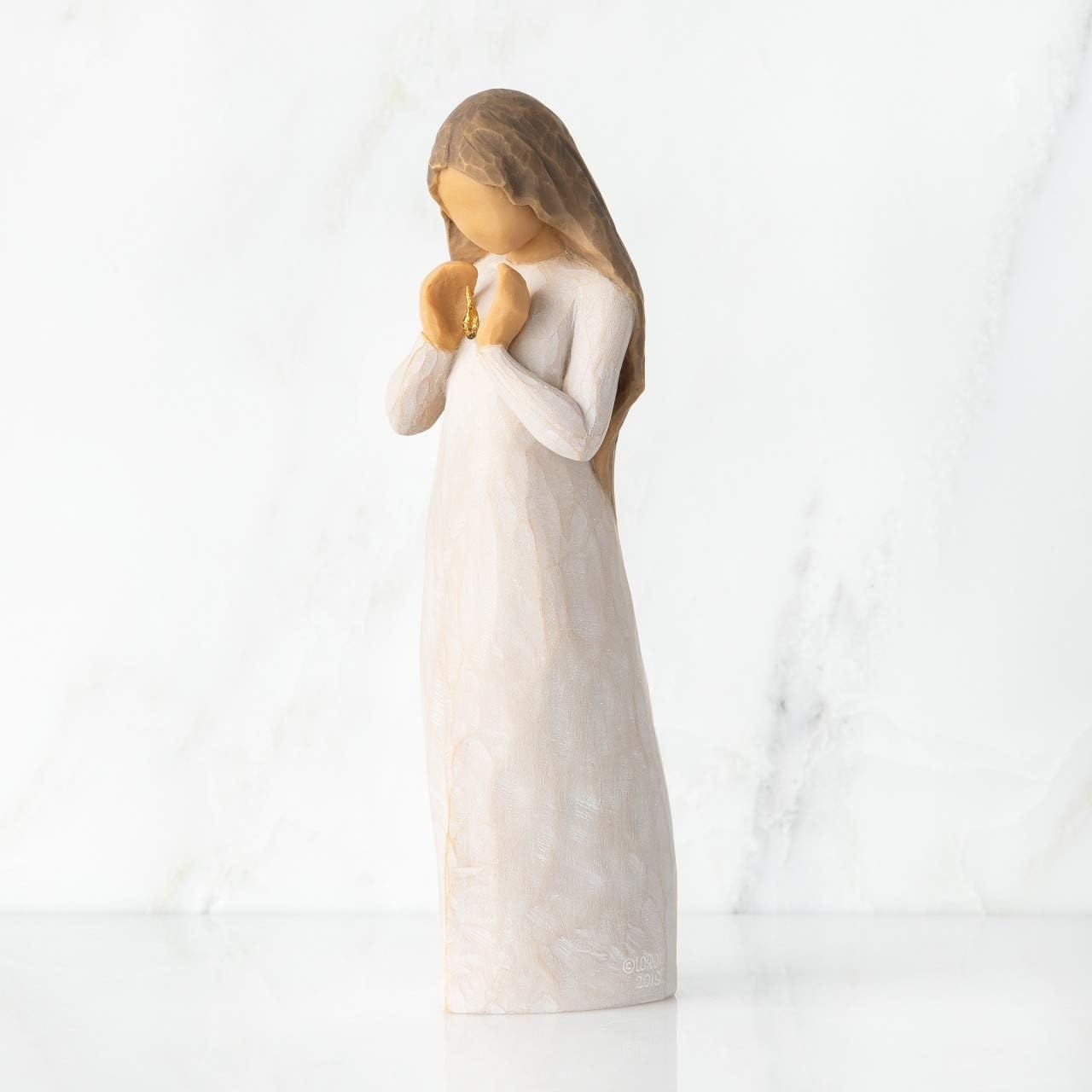 image:imageWillow Tree Ever Remember Sculpted HandPainted Figure Cast from a Susan Lordi Original Carving Meaningful Keepsake Gift for Loved Ones and Lifes MilestonesNatural