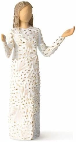 image:imageWillow Tree Everyday Blessings Sculpted HandPainted Figure with Gold Leaf Cast from a Susan Lordi Original Carving Thoughtful Keepsake Gift for Loved Ones Includes Enclosure Card Fitted Gift BoxEveryday Blessing