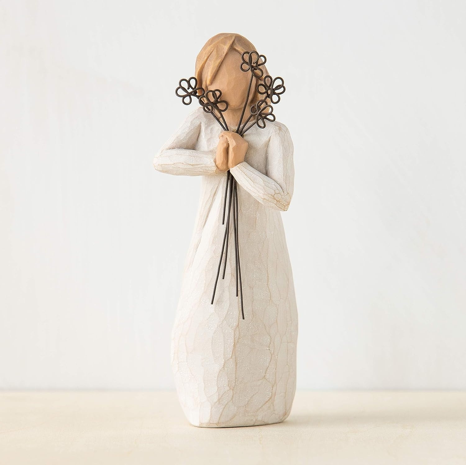 image:imageWillow Tree Friendship Sculpted HandPainted Figure Cast from a Susan Lordi Original Carving Heartfelt Gift Expressing Love and Warmth Display on Shelf Table or MantelFriendship