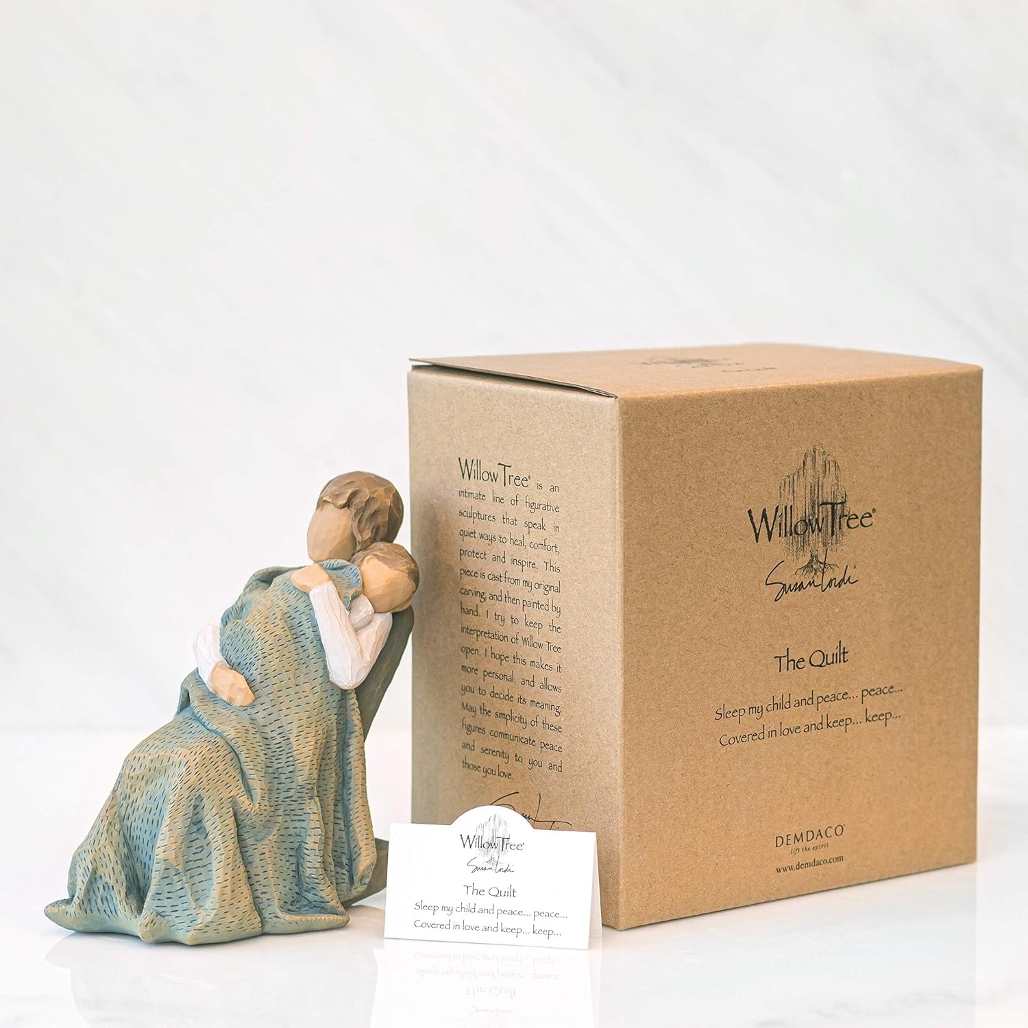 image:imageWillow Tree Friendship Sculpted HandPainted Figure Cast from a Susan Lordi Original Carving Heartfelt Gift Expressing Love and Warmth Display on Shelf Table or MantelAntique