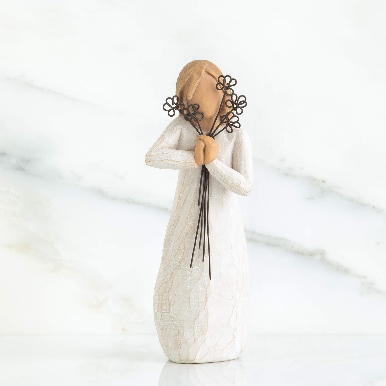 image:imageWillow Tree Friendship Sculpted HandPainted Figure Cast from a Susan Lordi Original Carving Heartfelt Gift Expressing Love and Warmth Display on Shelf Table or MantelFriendship