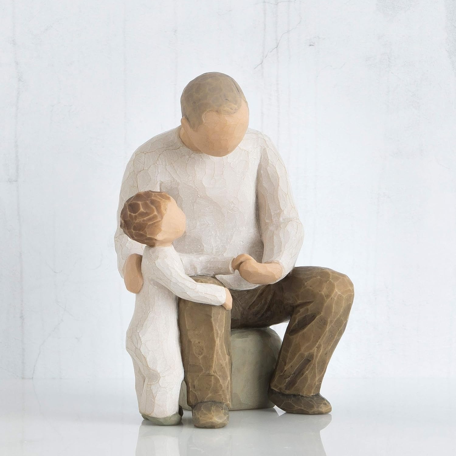 image:imageWillow Tree Grandfather Sculpted HandPainted Figure Cast from a Susan Lordi Original Carving Gift Expressing Love and Caring Includes Enclosure Card Display on MantelGrandfather