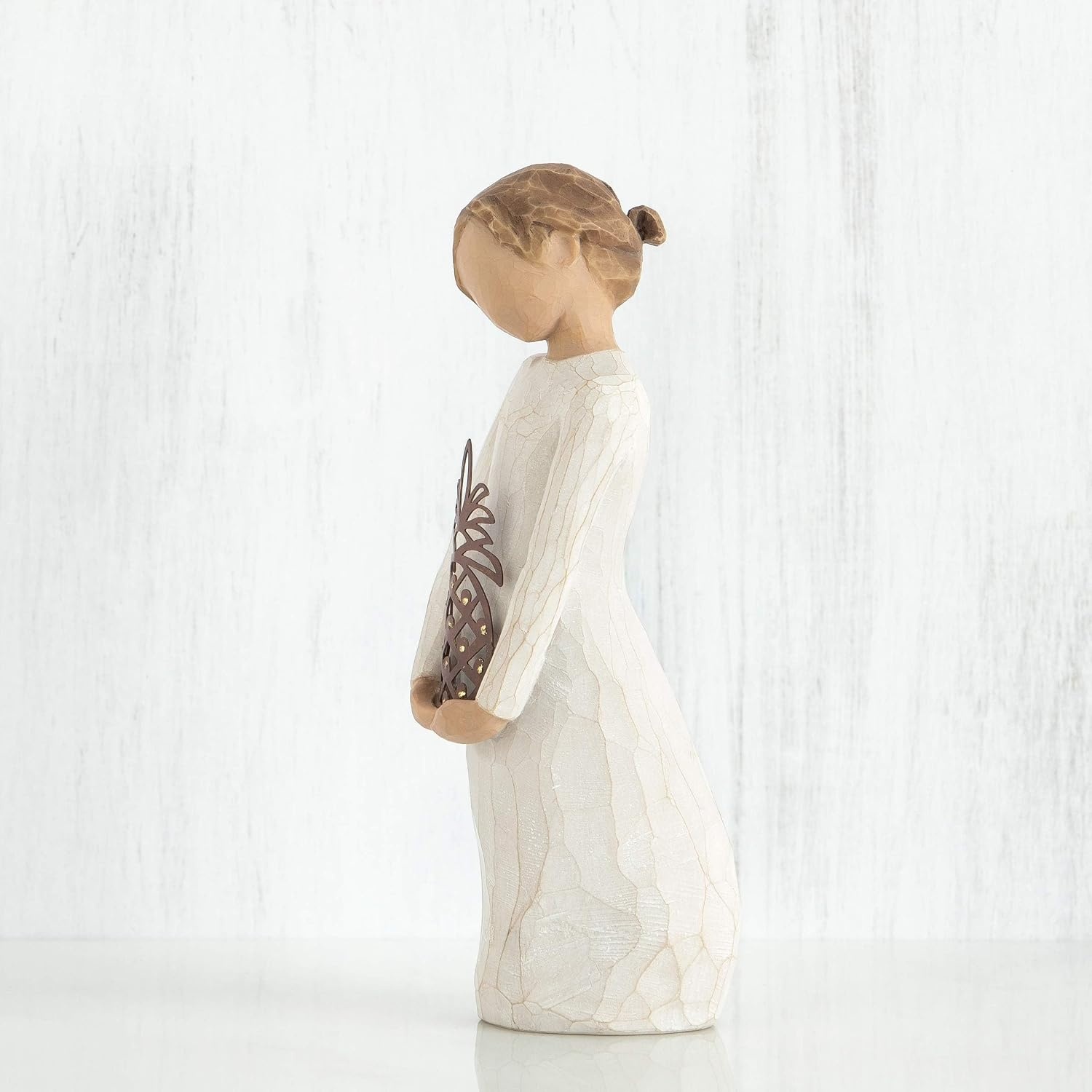 image:imageWillow Tree Heart and Soul Sculpted HandPainted Figure Cast from a Susan Lordi Original Carving Heartfelt Gift Expressing Love and Warmth Display on Shelf Table or MantelGracious