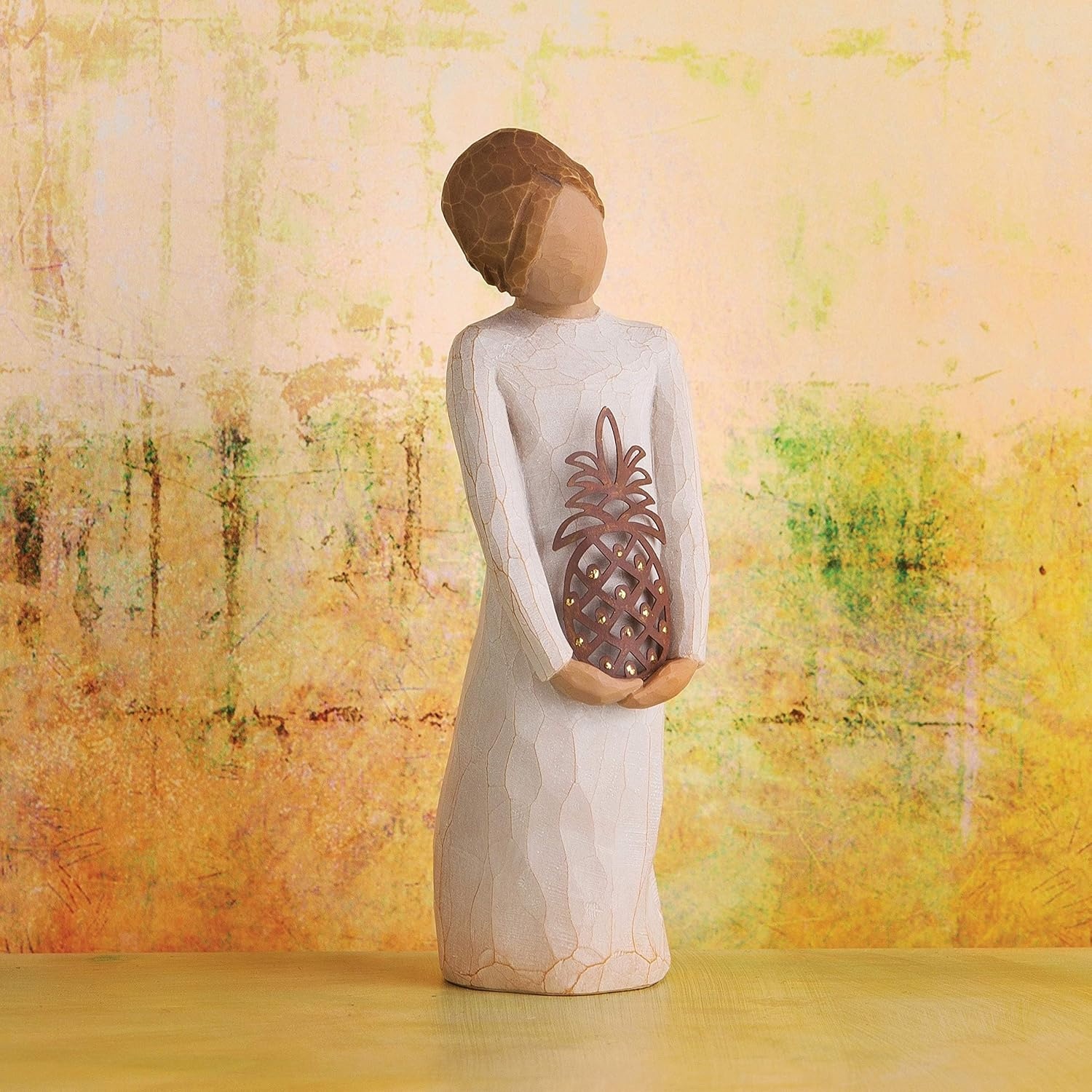 image:imageWillow Tree Heart and Soul Sculpted HandPainted Figure Cast from a Susan Lordi Original Carving Heartfelt Gift Expressing Love and Warmth Display on Shelf Table or MantelGracious