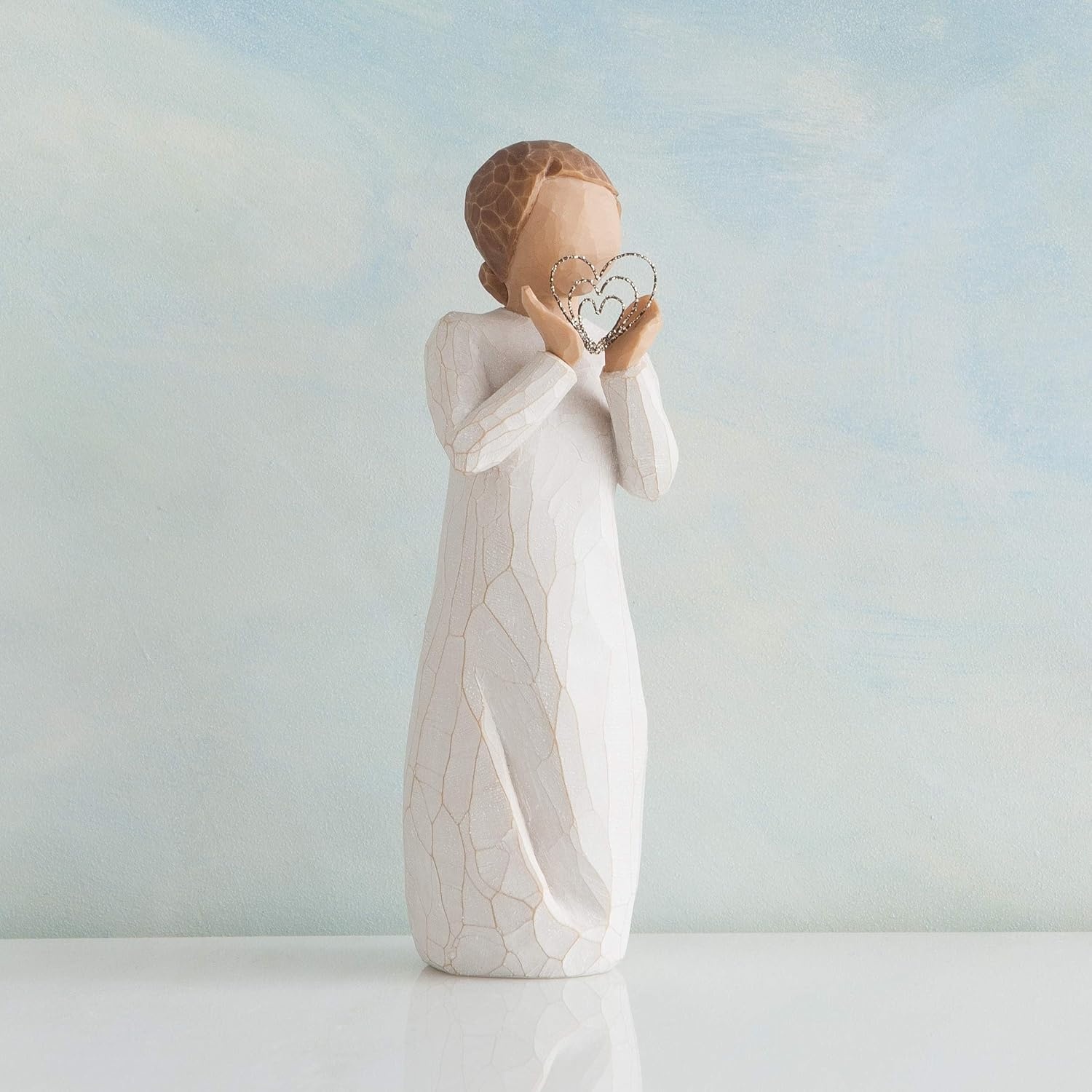 image:imageWillow Tree Heart and Soul Sculpted HandPainted Figure Cast from a Susan Lordi Original Carving Heartfelt Gift Expressing Love and Warmth Display on Shelf Table or MantelLots of Love