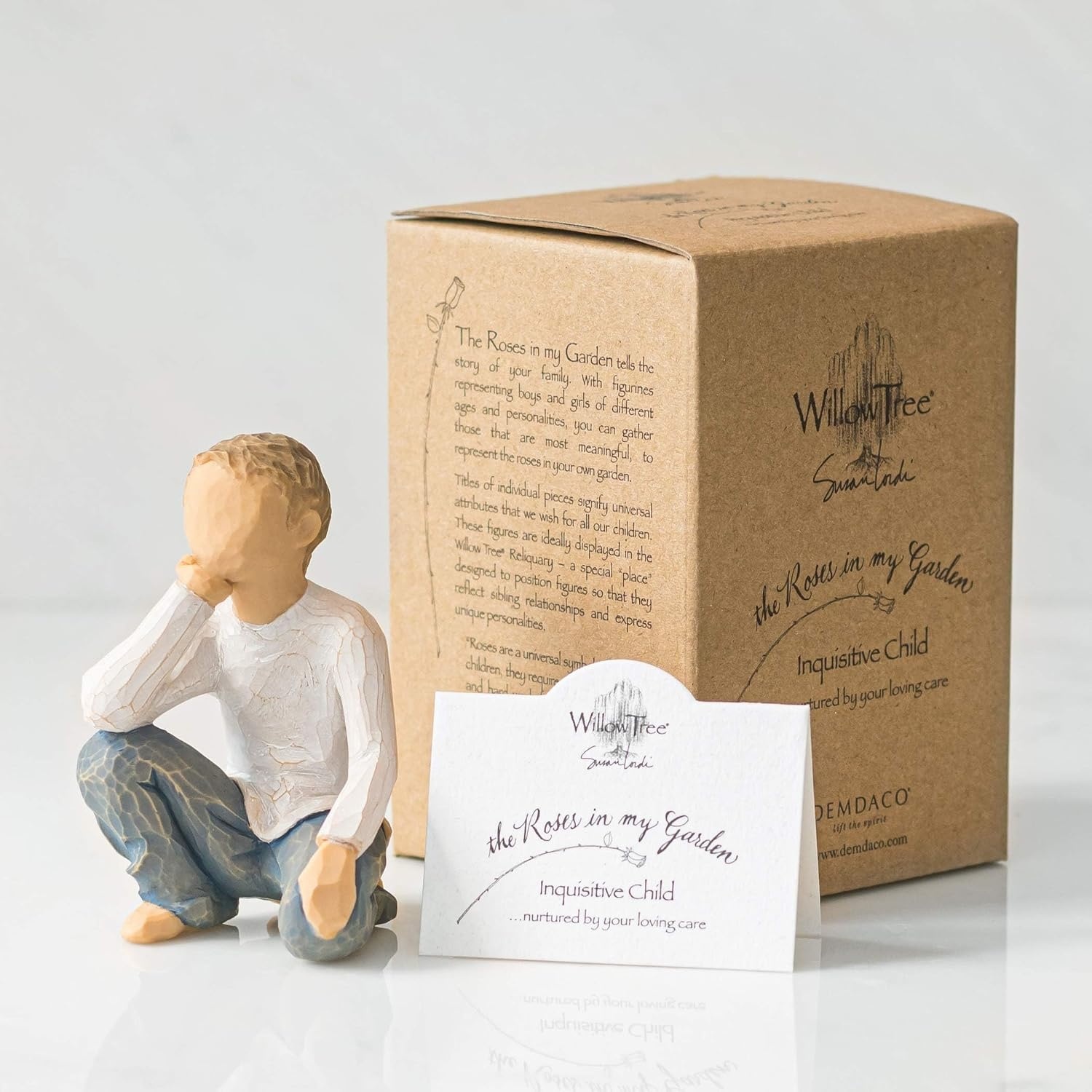 image:imageWillow Tree Inquisitive Child Sculpted HandPainted Figure