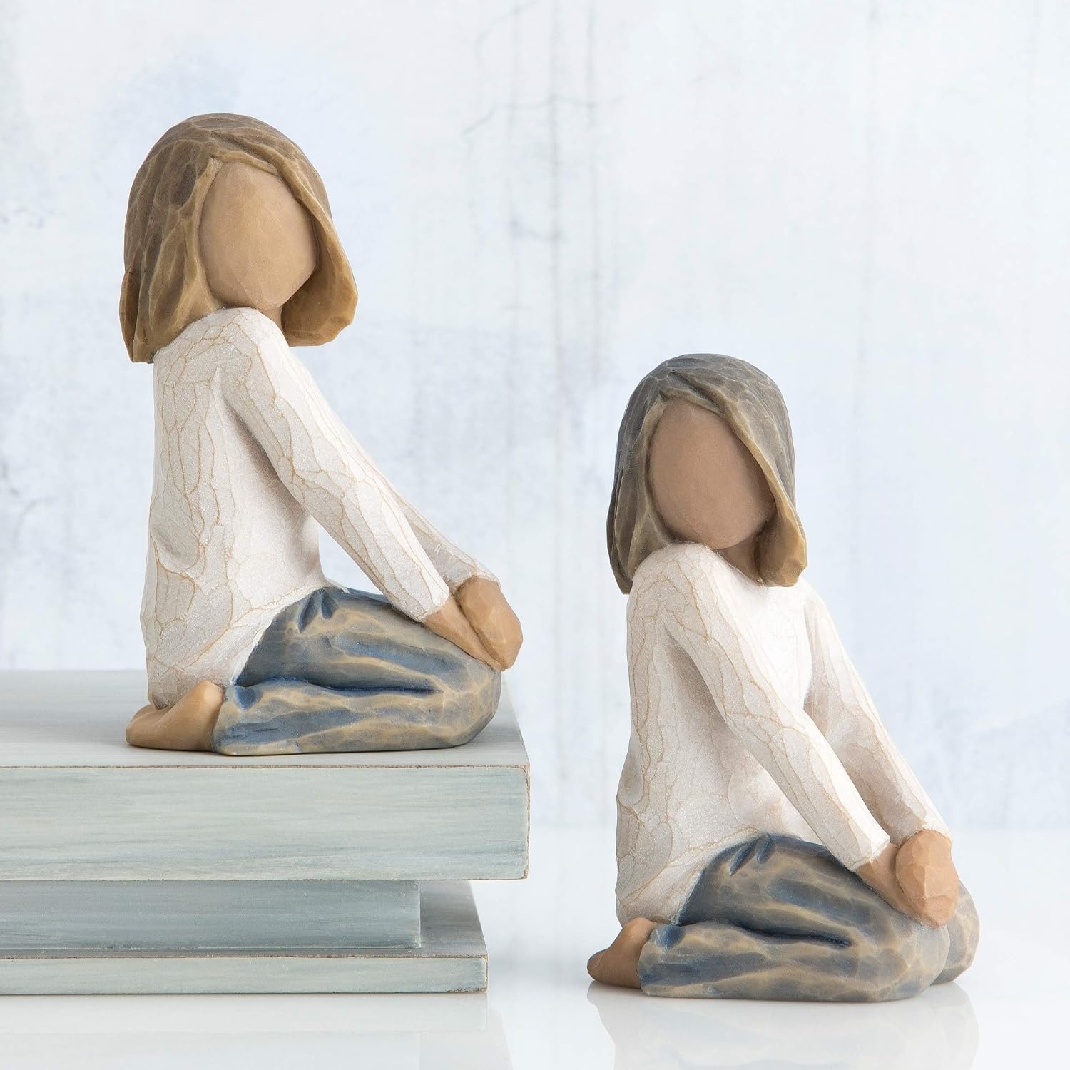 image:imageWillow Tree Joyful Child Nurtured by Your Loving Care A Reminder of Loving Family Relationships Closeness Love Sculpted HandPainted Figure