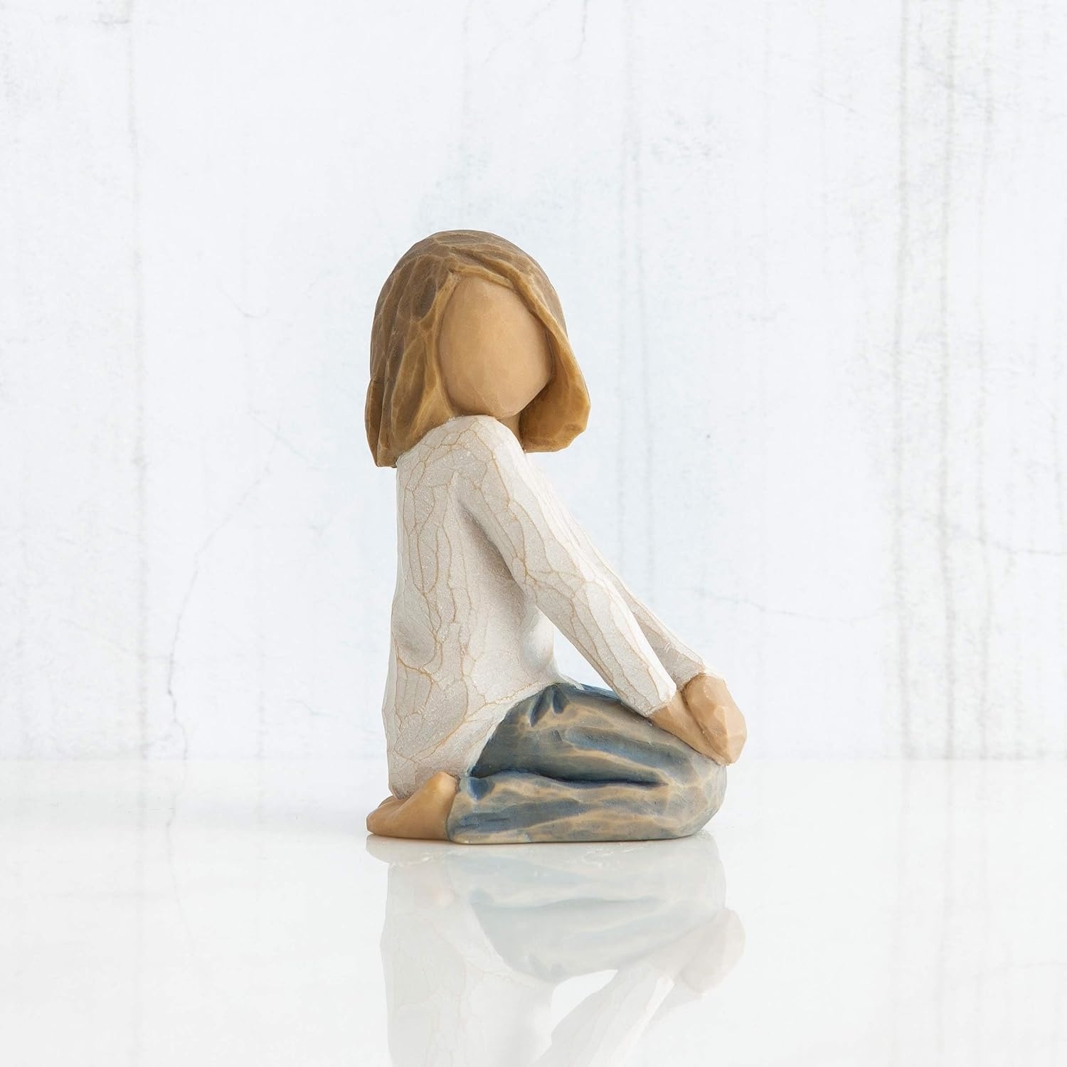 image:imageWillow Tree Joyful Child Nurtured by Your Loving Care A Reminder of Loving Family Relationships Closeness Love Sculpted HandPainted Figure