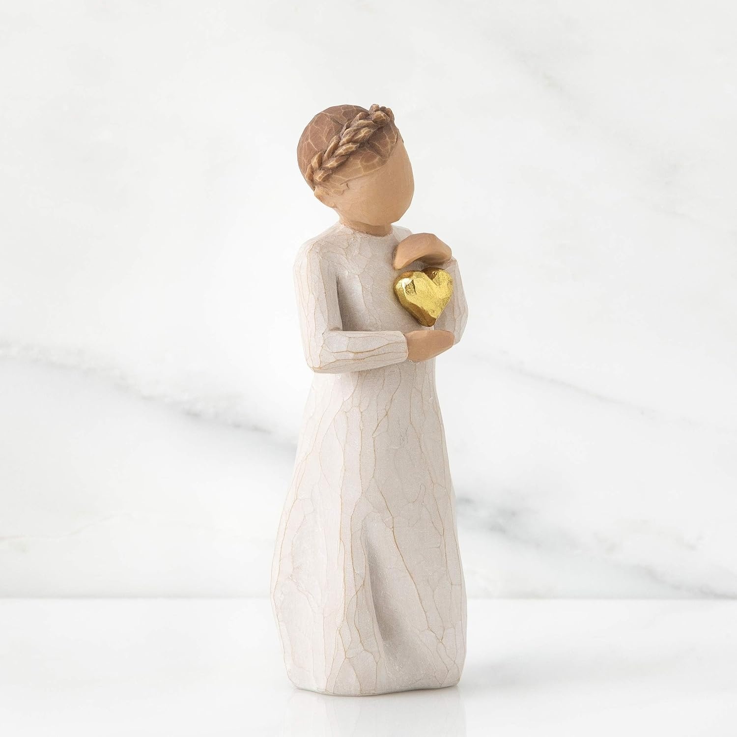 image:imageWillow Tree Keepsake Sculpted HandPainted Figure Sentimental Gift for Loved Ones Cast from a Susan Lordi Original Carving Cast Resin Keepsake Packaged in Fitted Gift BoxGratitude Ornament