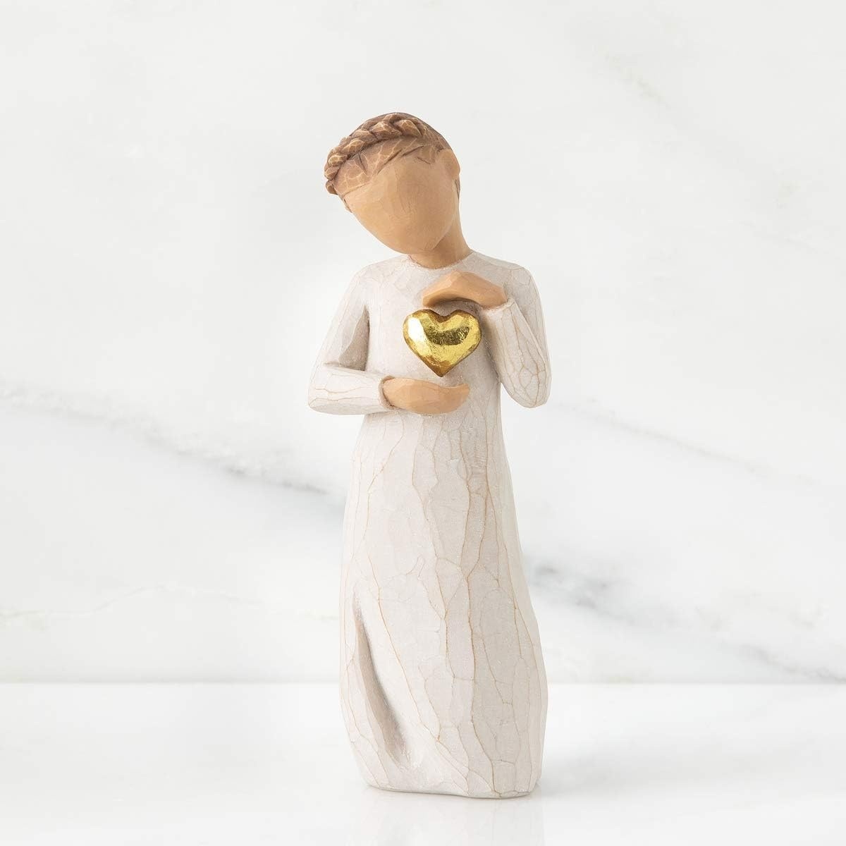image:imageWillow Tree Keepsake Sculpted HandPainted Figure Sentimental Gift for Loved Ones Cast from a Susan Lordi Original Carving Cast Resin Keepsake Packaged in Fitted Gift BoxGratitude Ornament