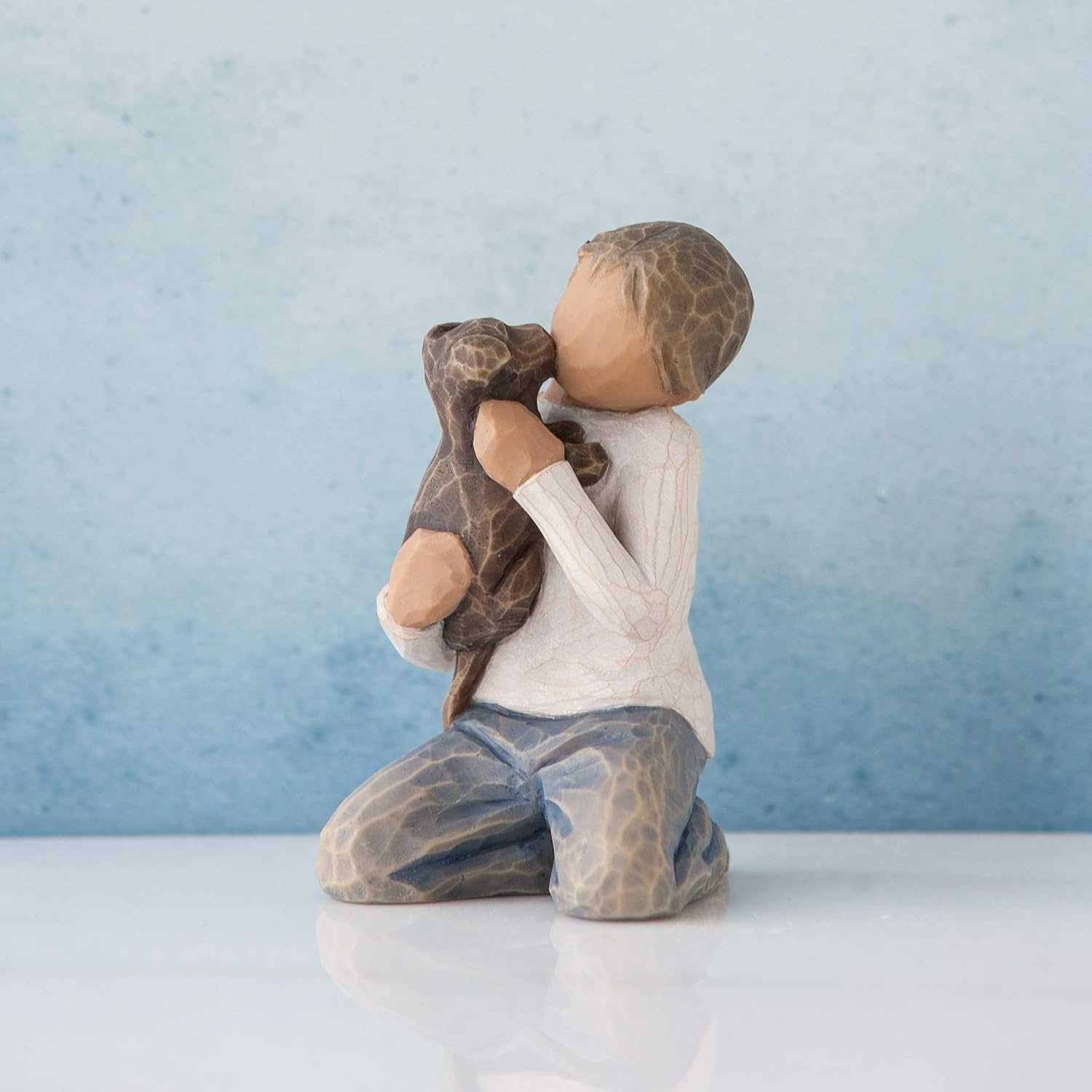 image:imageWillow Tree Kindness boy Darker Skin Tone amp Hair Color Sculpted HandPainted Figure