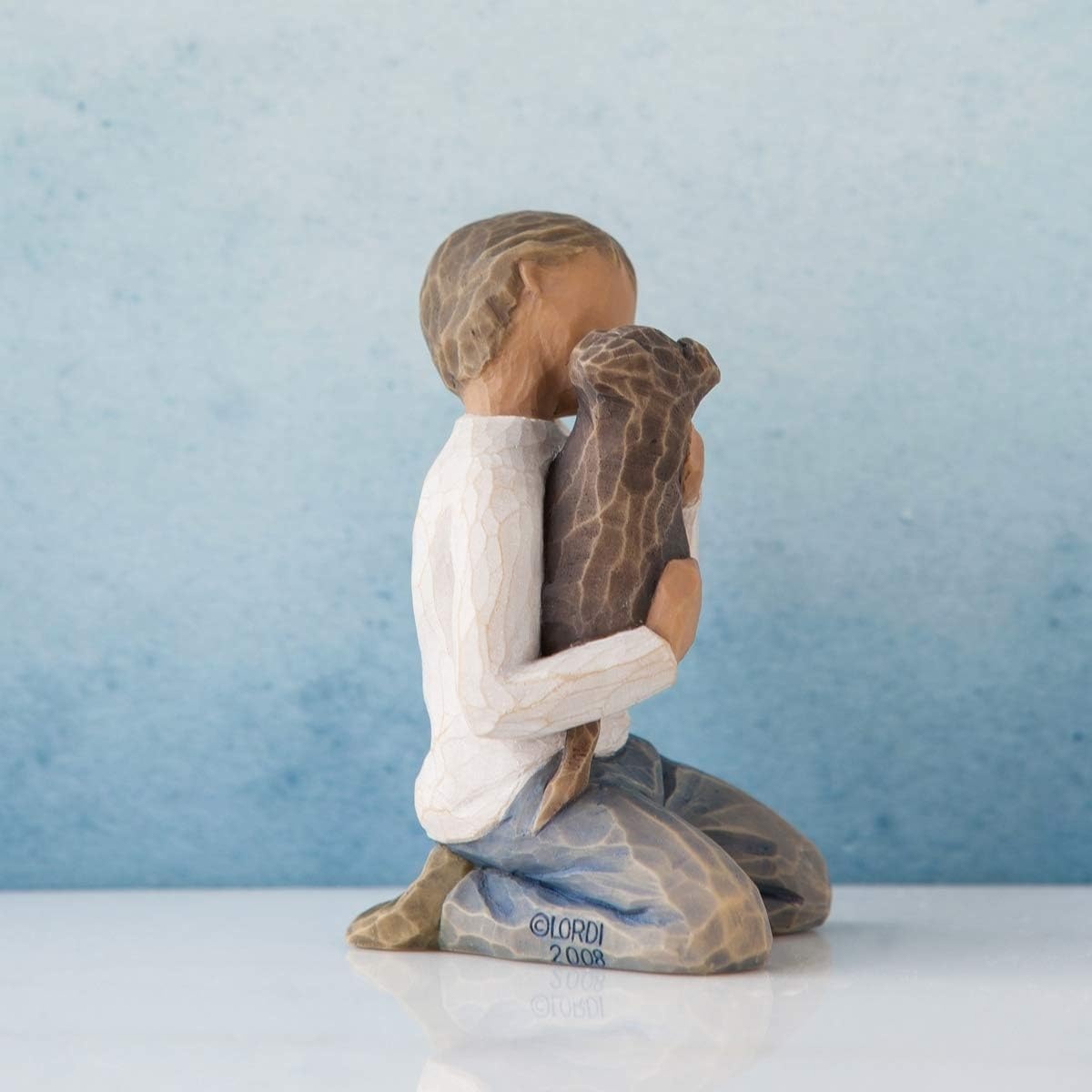 image:imageWillow Tree Kindness boy Darker Skin Tone amp Hair Color Sculpted HandPainted Figure