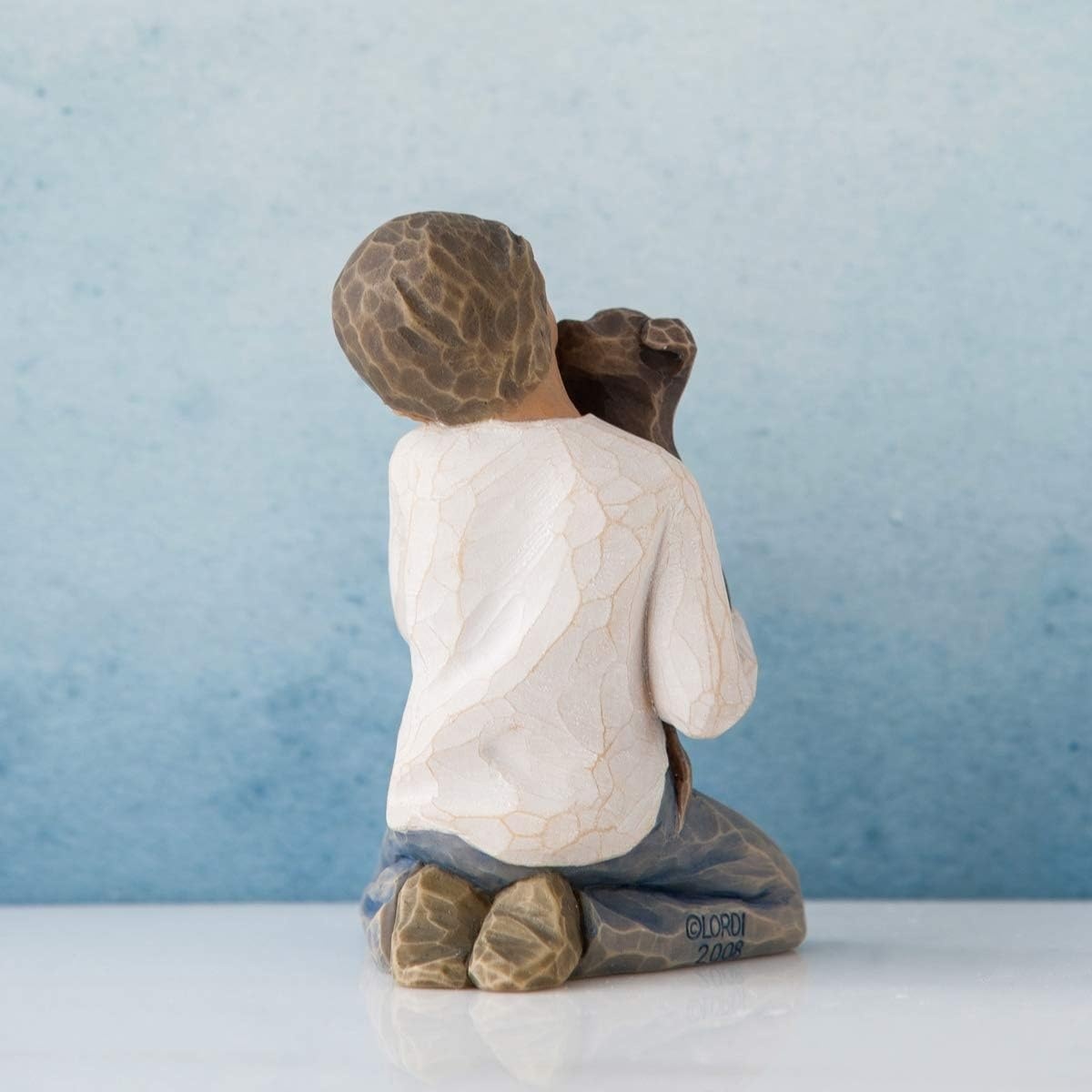 image:imageWillow Tree Kindness boy Darker Skin Tone amp Hair Color Sculpted HandPainted Figure