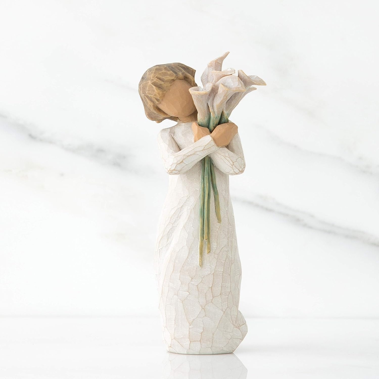 image:imageWillow Tree My Guy Sculpted HandPainted Figure Cast from a Susan Lordi Original Carving Meaningful Keepsake Gift for Loved Ones Display on Shelf Table or MantelBeautiful Wishes
