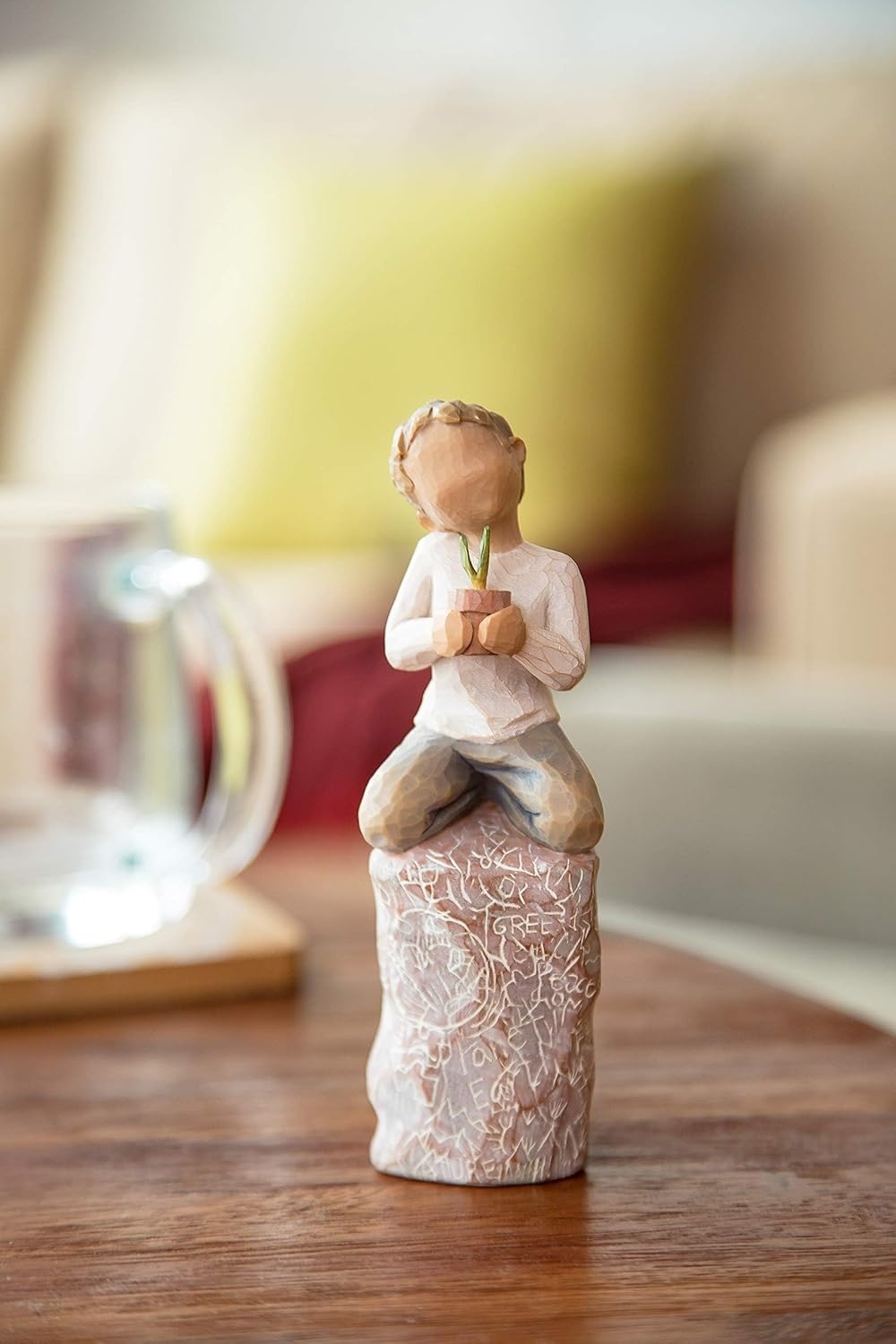 image:imageWillow Tree My Guy Sculpted HandPainted Figure Cast from a Susan Lordi Original Carving Meaningful Keepsake Gift for Loved Ones Display on Shelf Table or MantelSomething Special