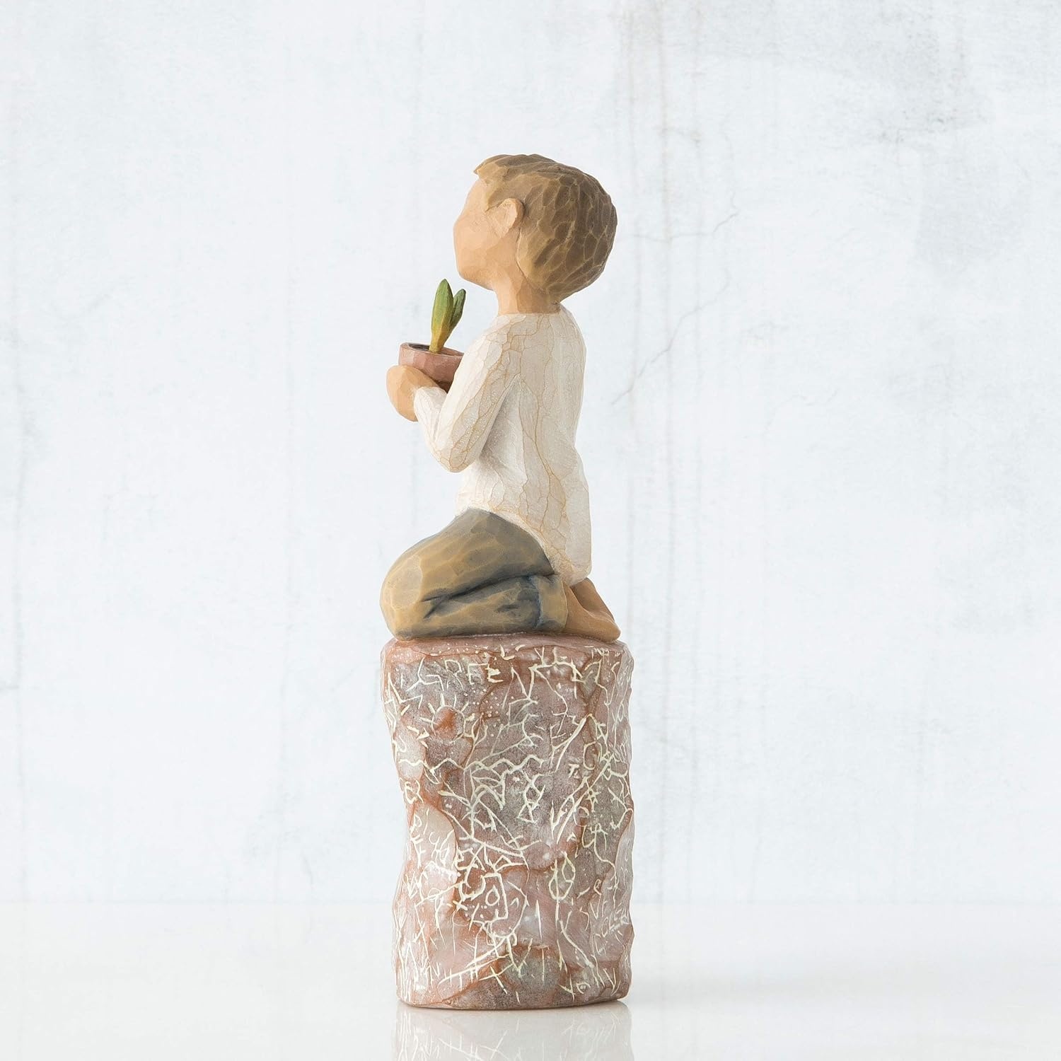 image:imageWillow Tree My Guy Sculpted HandPainted Figure Cast from a Susan Lordi Original Carving Meaningful Keepsake Gift for Loved Ones Display on Shelf Table or MantelSomething Special
