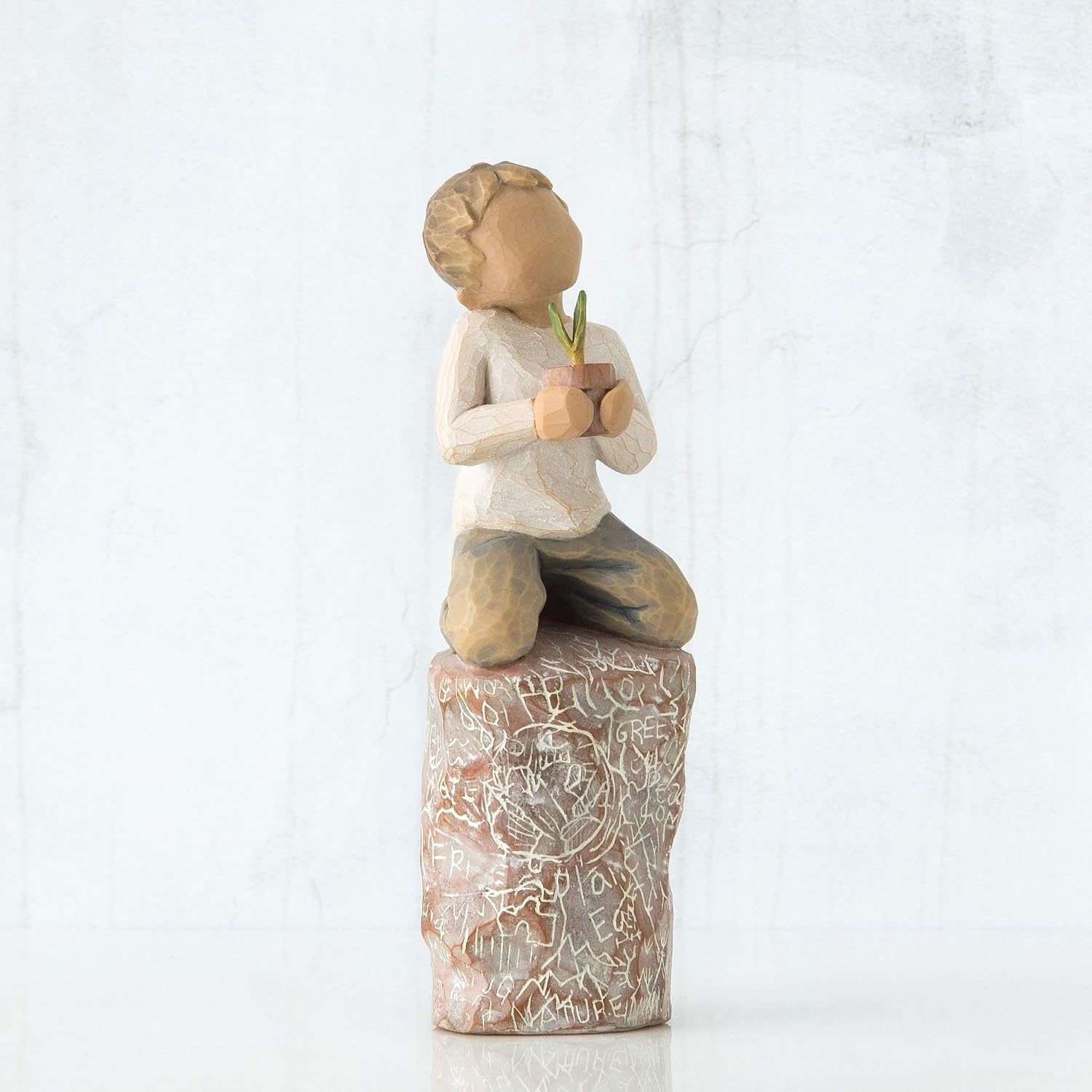 image:imageWillow Tree My Guy Sculpted HandPainted Figure Cast from a Susan Lordi Original Carving Meaningful Keepsake Gift for Loved Ones Display on Shelf Table or MantelSomething Special