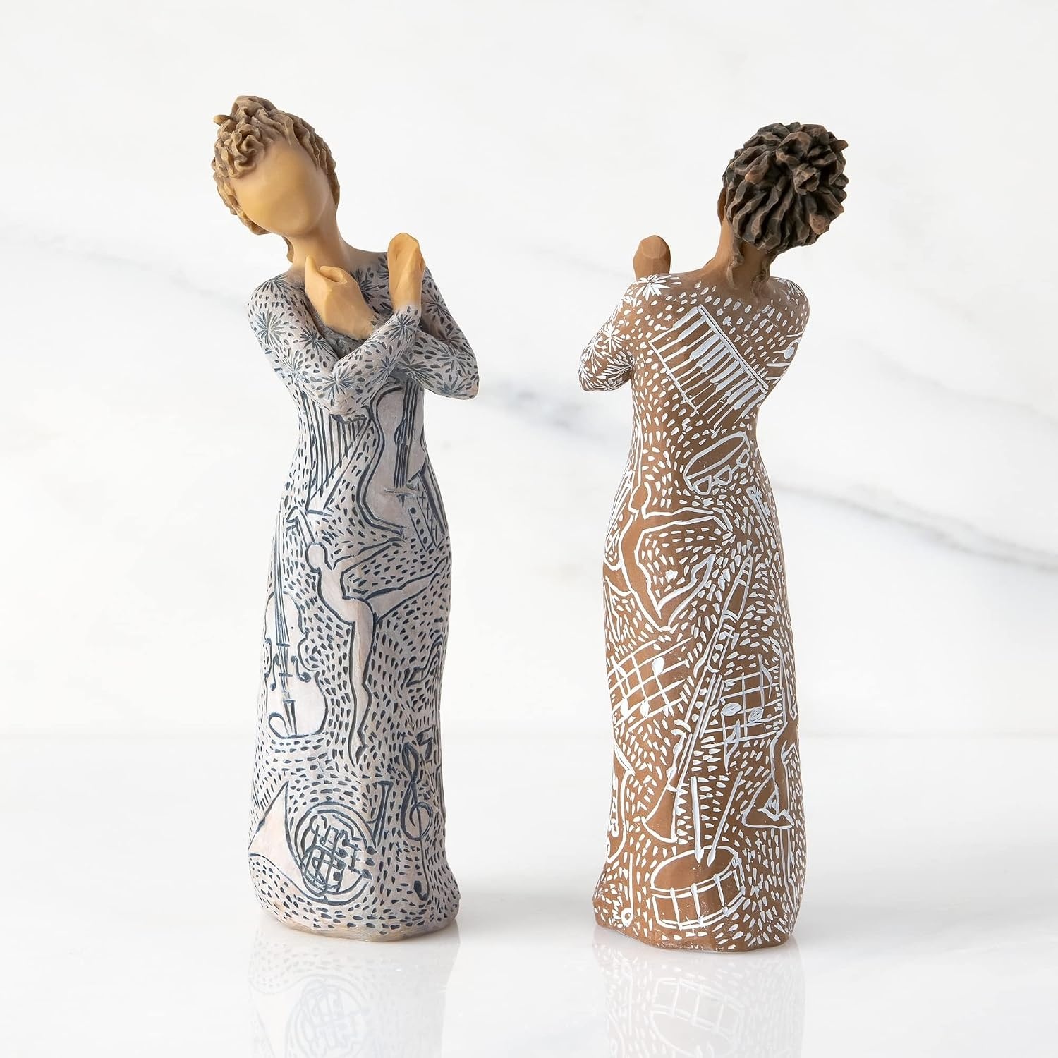 image:imageWillow Tree My Guy Sculpted HandPainted Figure Cast from a Susan Lordi Original Carving Meaningful Keepsake Gift for Loved Ones Display on Shelf Table or MantelMusic Speaks Lighter Skin