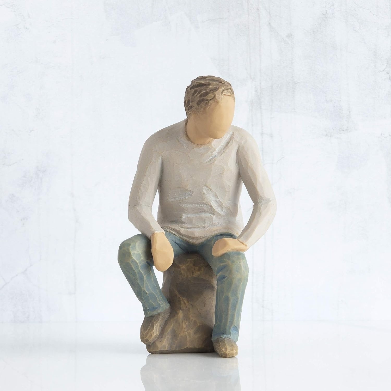 image:imageWillow Tree My Guy Sculpted HandPainted Figure Cast from a Susan Lordi Original Carving Meaningful Keepsake Gift for Loved Ones Display on Shelf Table or MantelMy Guy