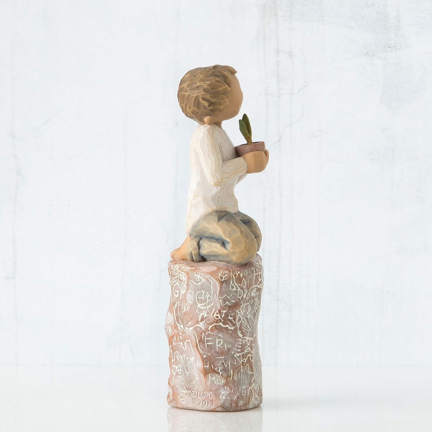 image:imageWillow Tree My Guy Sculpted HandPainted Figure Cast from a Susan Lordi Original Carving Meaningful Keepsake Gift for Loved Ones Display on Shelf Table or MantelSomething Special
