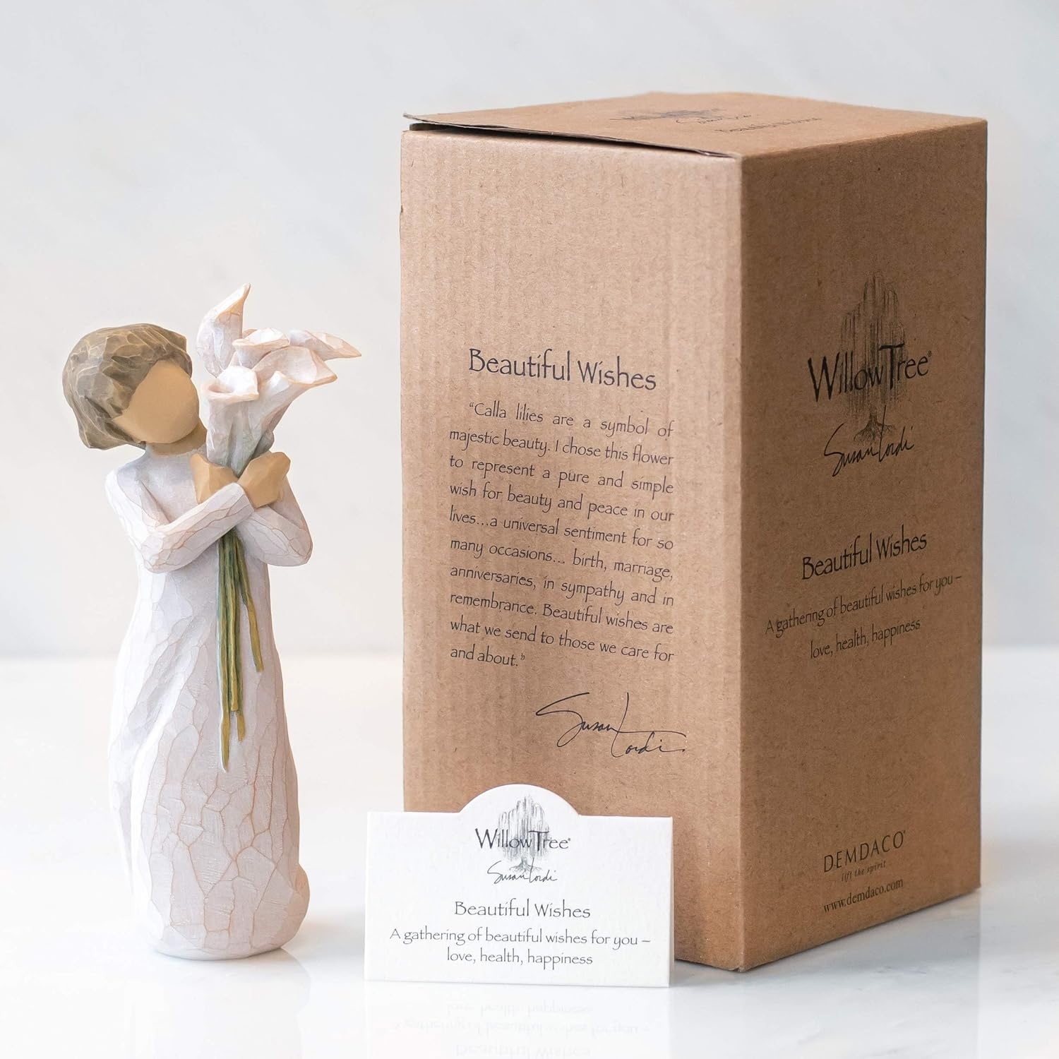 image:imageWillow Tree My Guy Sculpted HandPainted Figure Cast from a Susan Lordi Original Carving Meaningful Keepsake Gift for Loved Ones Display on Shelf Table or MantelBeautiful Wishes