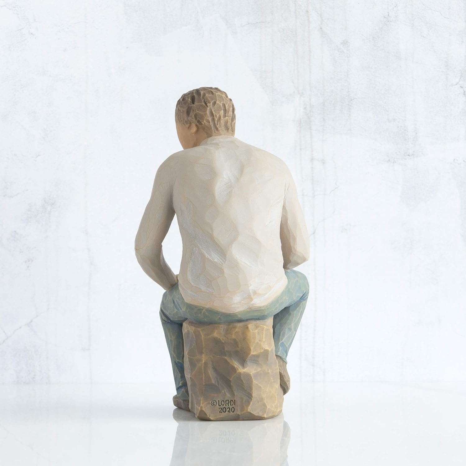 image:imageWillow Tree My Guy Sculpted HandPainted Figure Cast from a Susan Lordi Original Carving Meaningful Keepsake Gift for Loved Ones Display on Shelf Table or MantelMy Guy