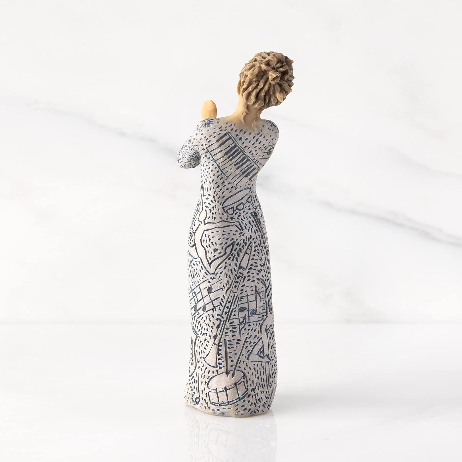 image:imageWillow Tree My Guy Sculpted HandPainted Figure Cast from a Susan Lordi Original Carving Meaningful Keepsake Gift for Loved Ones Display on Shelf Table or MantelMusic Speaks Lighter Skin