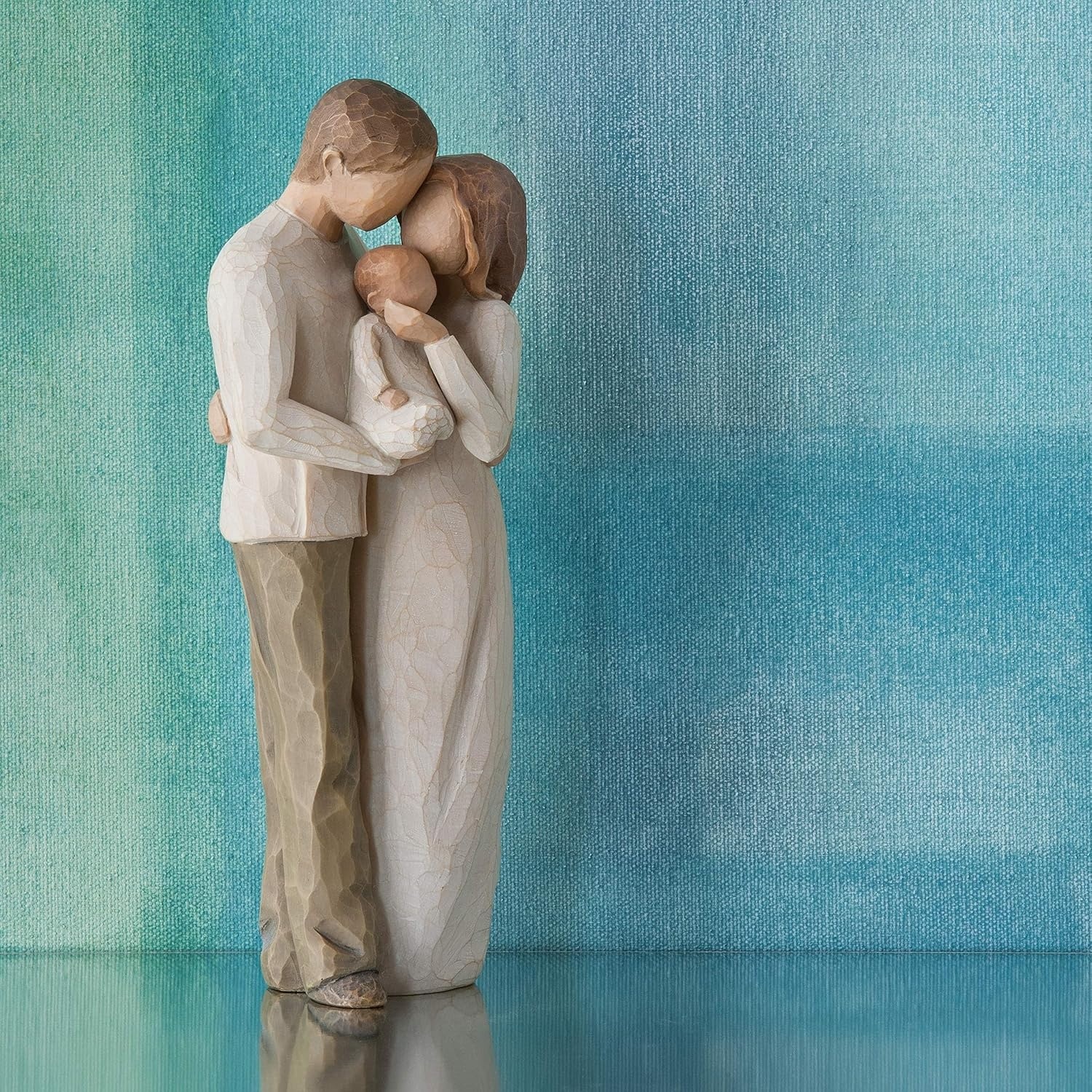 image:imageWillow Tree New Life Celebrating The Miracle of New Life A Gift for First Time Parents or Those Growing Their Families Loving Relationships Between Parents and Child Sculpted HandPainted Figure HandPainted Resin Figurine Sculpted by Artist Susan Lordi Celebrates Loving Family Relationships Family GroupingMotherDaughter