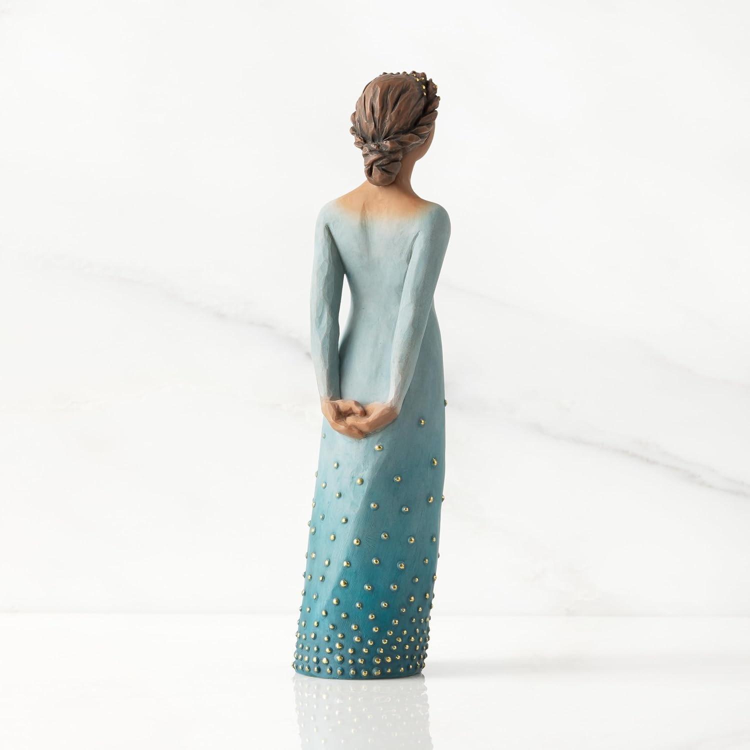 image:imageWillow Tree Quest Sculpted HandPainted Figure Cast from a Susan Lordi Original Carving Inspirational Gift of Encouragement Strength Hope and ConfidenceRadiance darker skin