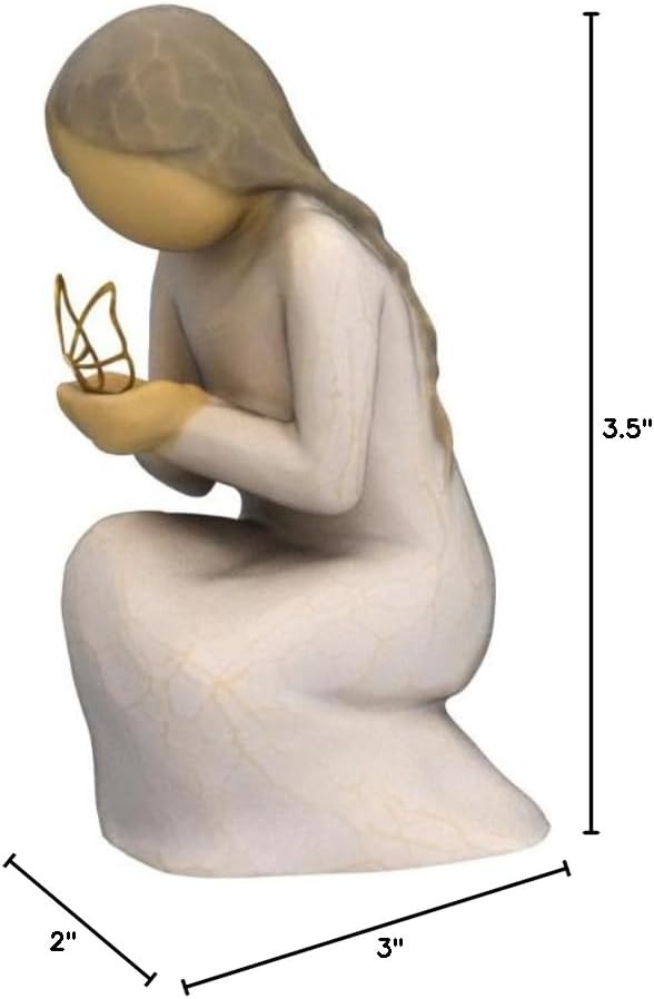 image:imageWillow Tree Quest Sculpted HandPainted Figure Cast from a Susan Lordi Original Carving Inspirational Gift of Encouragement Strength Hope and ConfidenceQuiet Wonder