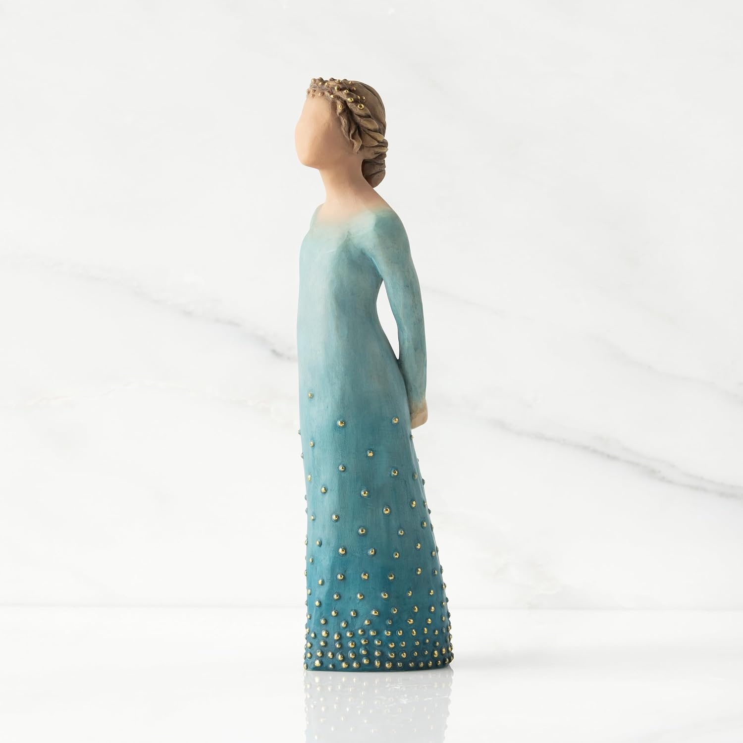 image:imageWillow Tree Quest Sculpted HandPainted Figure Cast from a Susan Lordi Original Carving Inspirational Gift of Encouragement Strength Hope and ConfidenceRadiance Lighter Skin