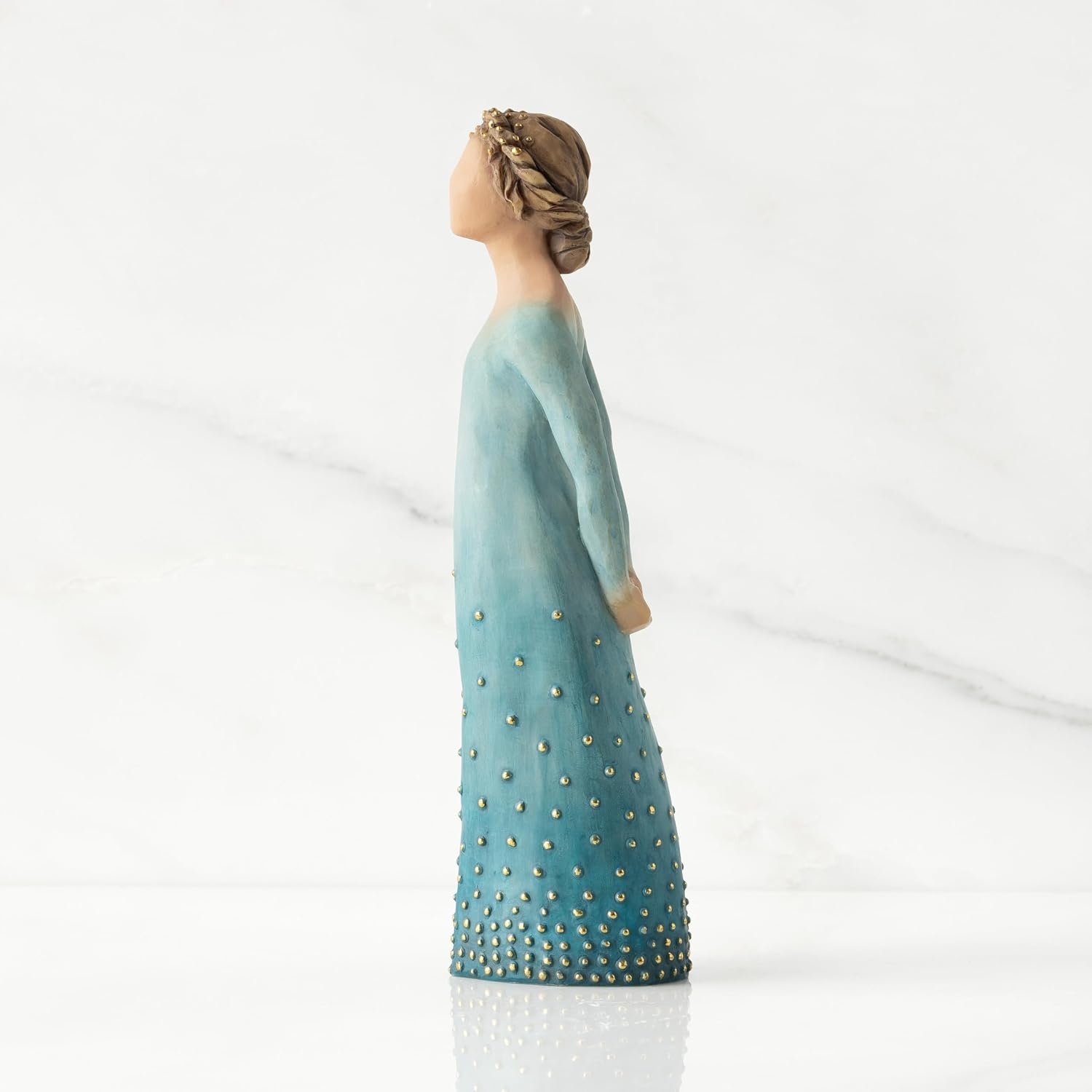 image:imageWillow Tree Quest Sculpted HandPainted Figure Cast from a Susan Lordi Original Carving Inspirational Gift of Encouragement Strength Hope and ConfidenceRadiance Lighter Skin
