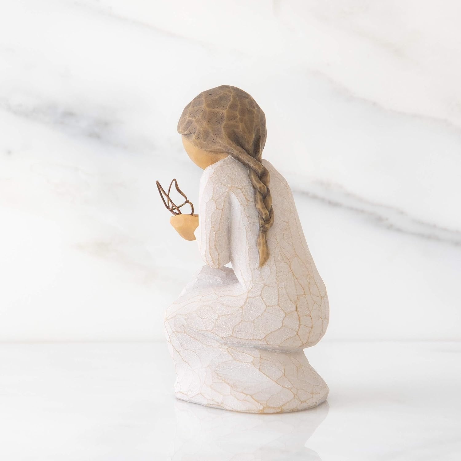 image:imageWillow Tree Quest Sculpted HandPainted Figure Cast from a Susan Lordi Original Carving Inspirational Gift of Encouragement Strength Hope and ConfidenceQuiet Wonder
