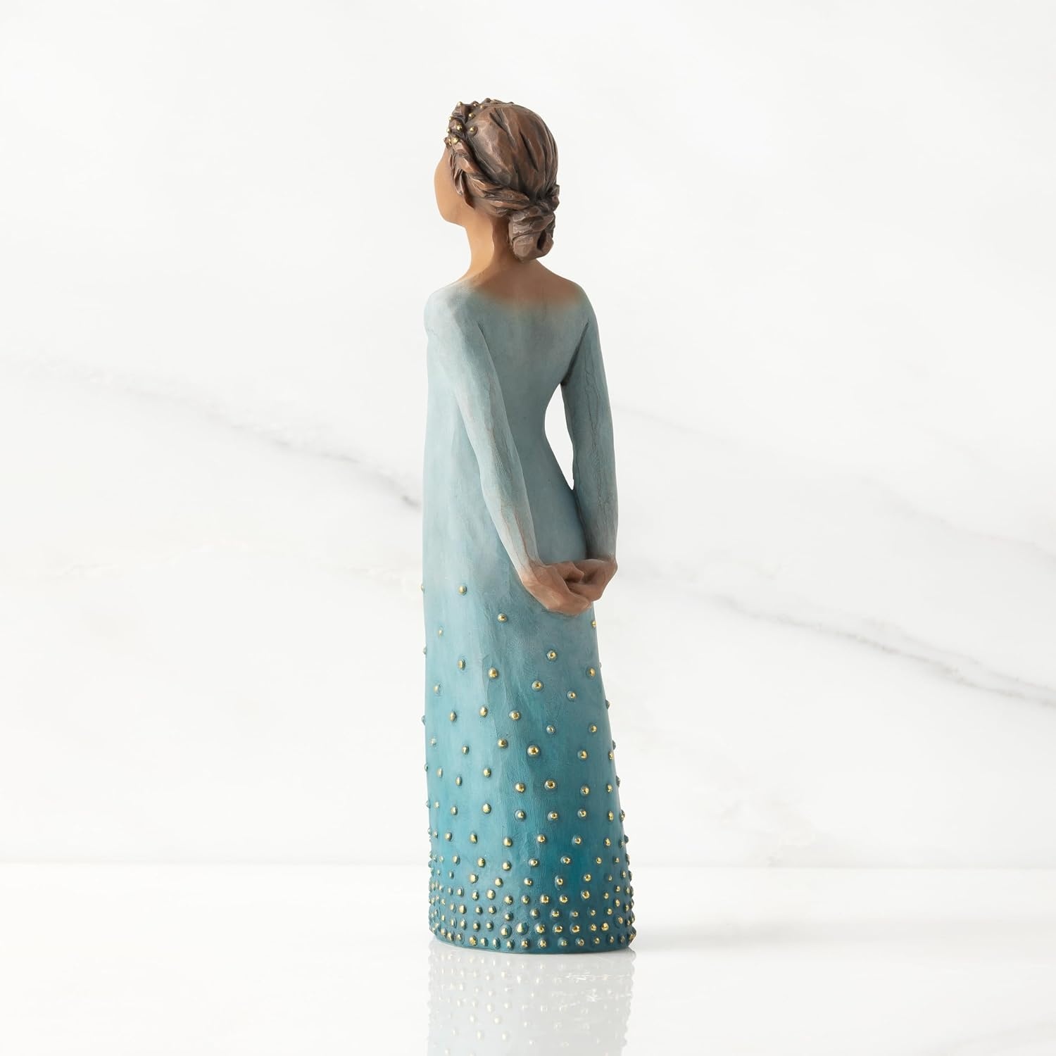 image:imageWillow Tree Quest Sculpted HandPainted Figure Cast from a Susan Lordi Original Carving Inspirational Gift of Encouragement Strength Hope and ConfidenceRadiance darker skin